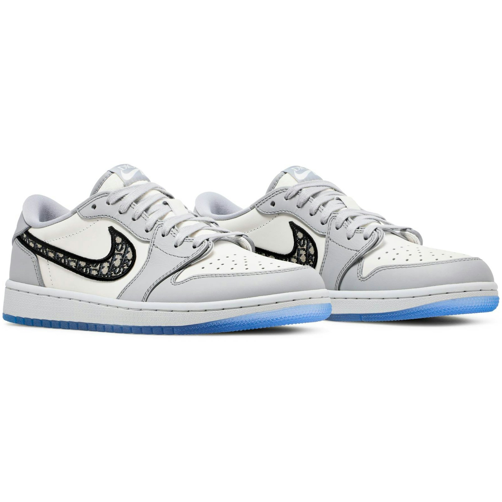Dior x Air Jordan 1 Low Wolf Grey CN8608-002 Moroen - Image 8