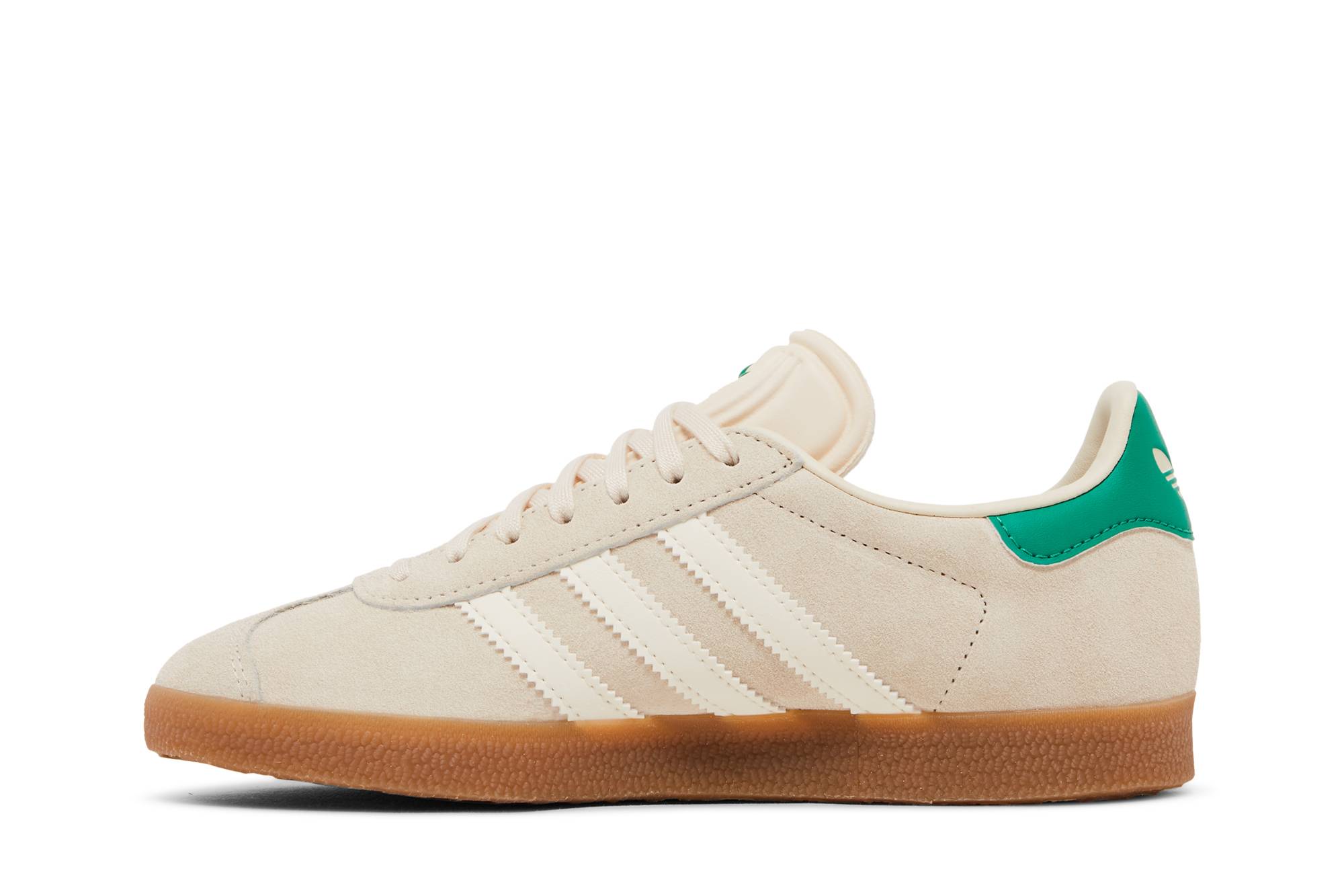 (Women) adidas Gazelle 'Wonder White Green' IF3235 - Image 3