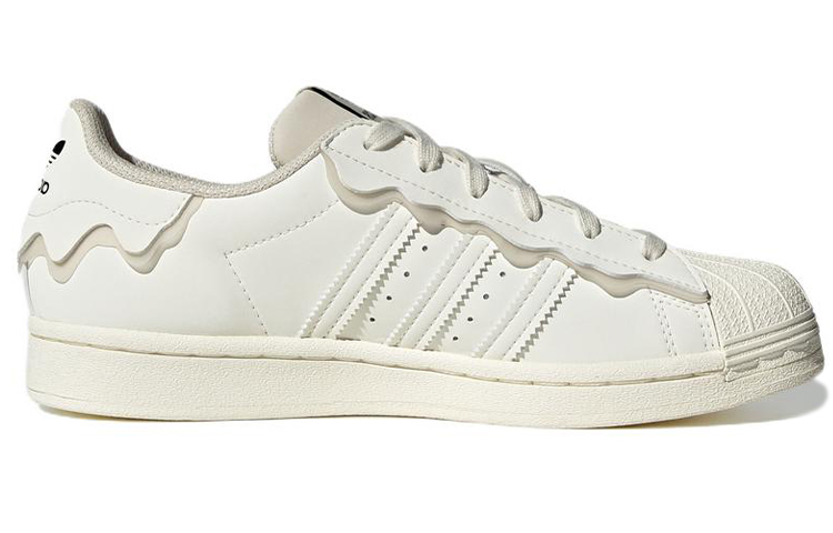 (Women) adidas originals Superstar Sneakers Creamy GW4441 Moroen - Image 2