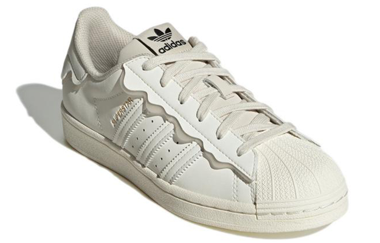 (Women) adidas originals Superstar Sneakers Creamy GW4441 Moroen - Image 3