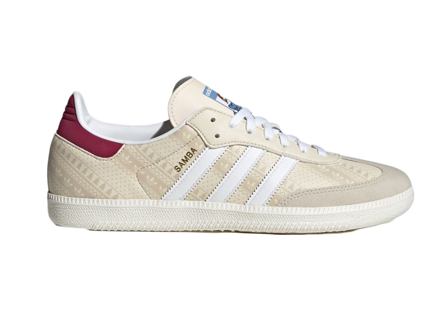 adidas Samba Wonder White Legacy Burgundy ID4198 Simpleartly Store