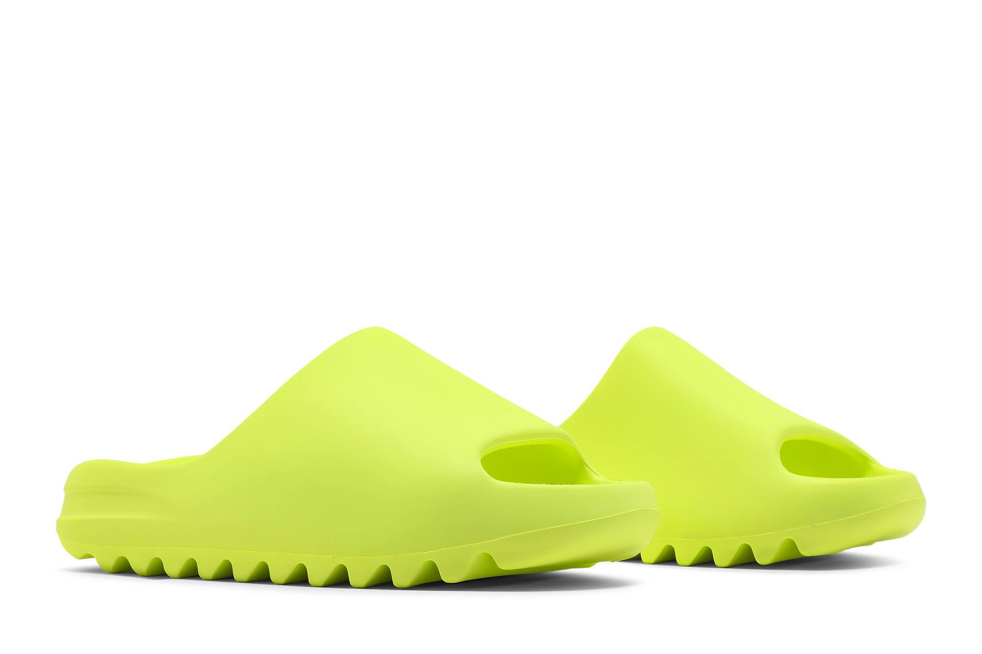 adidas Yeezy Slides 'Glow Green' GX6138 - Image 8