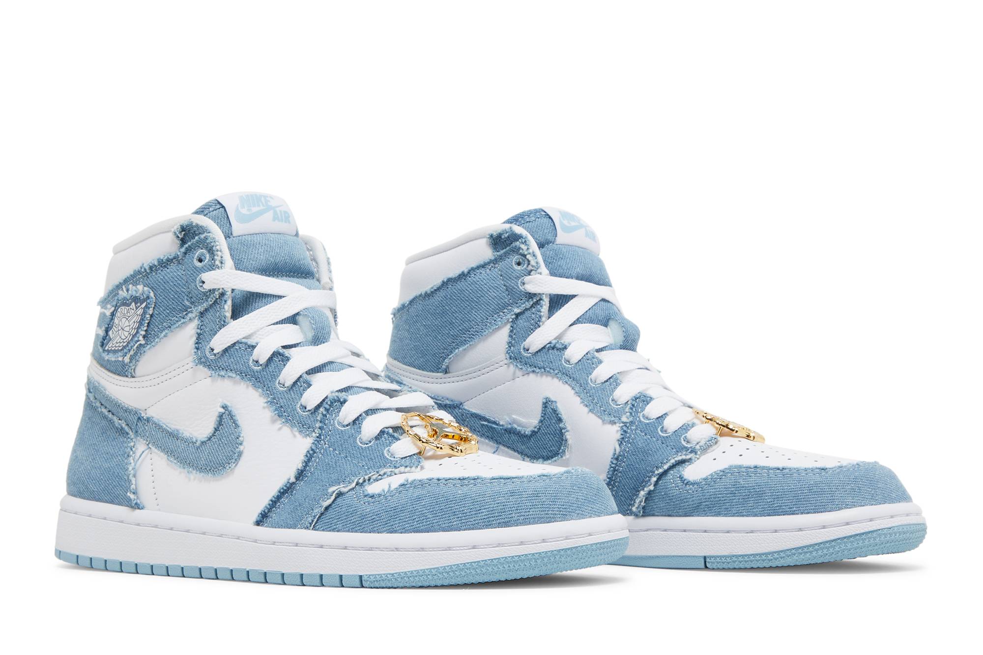 (Women) Air Jordan 1 High OG Denim DM9036-104 Moroen - Image 8