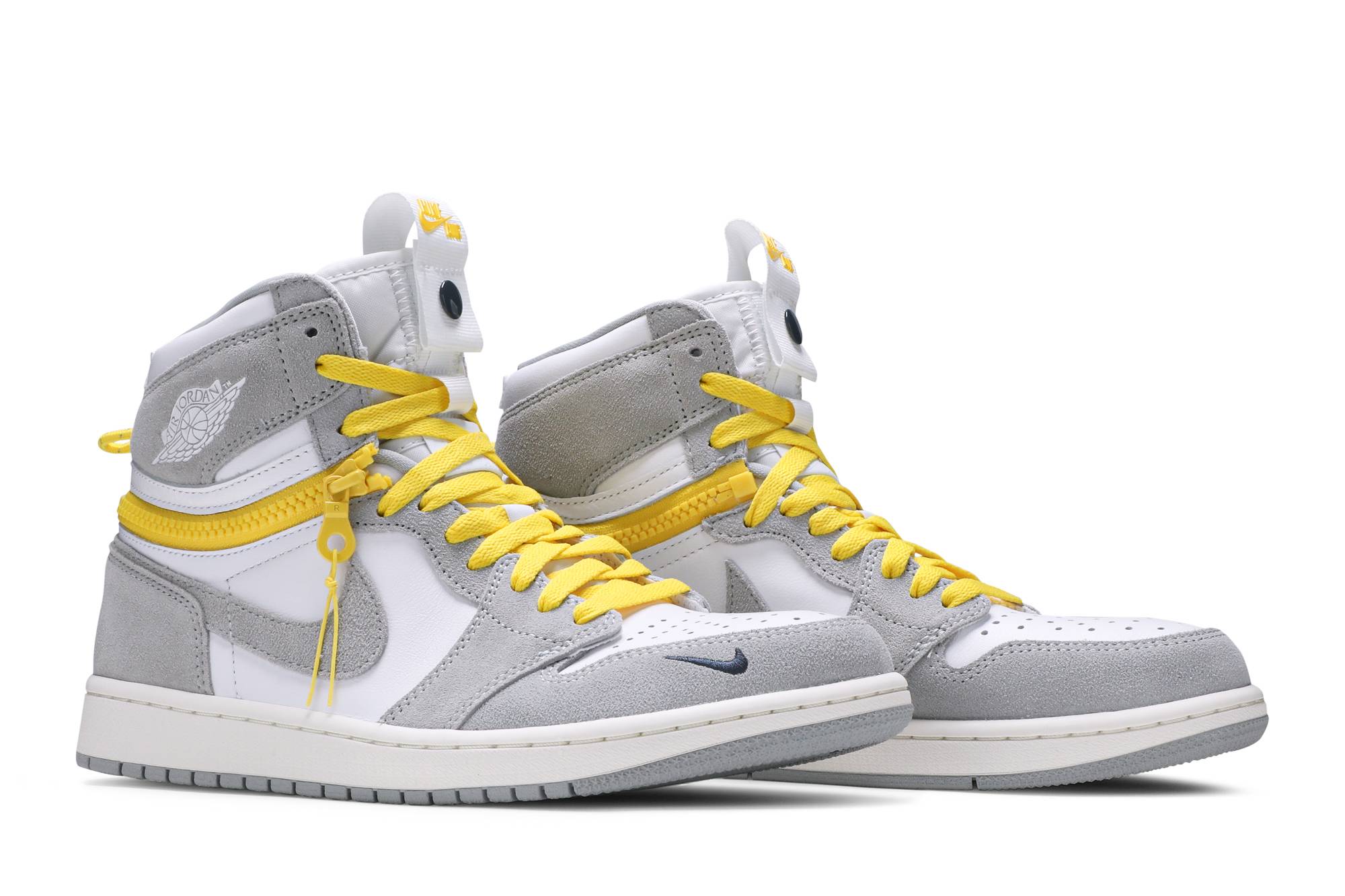 Air Jordan 1 High Switch Light Smoke Grey CW6576-100 Moroen - Image 8
