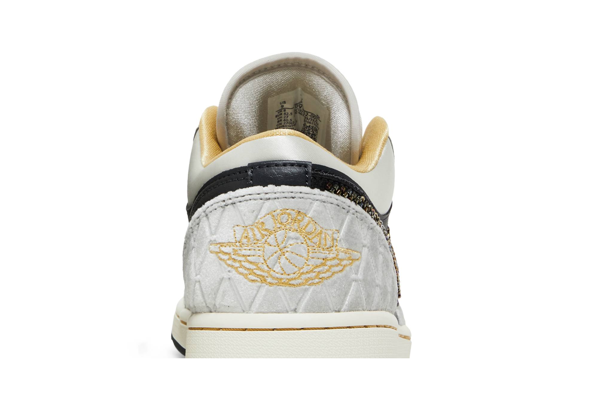 Air Jordan 1 Low 'Beaded Swoosh' DV1762-001 - Image 7