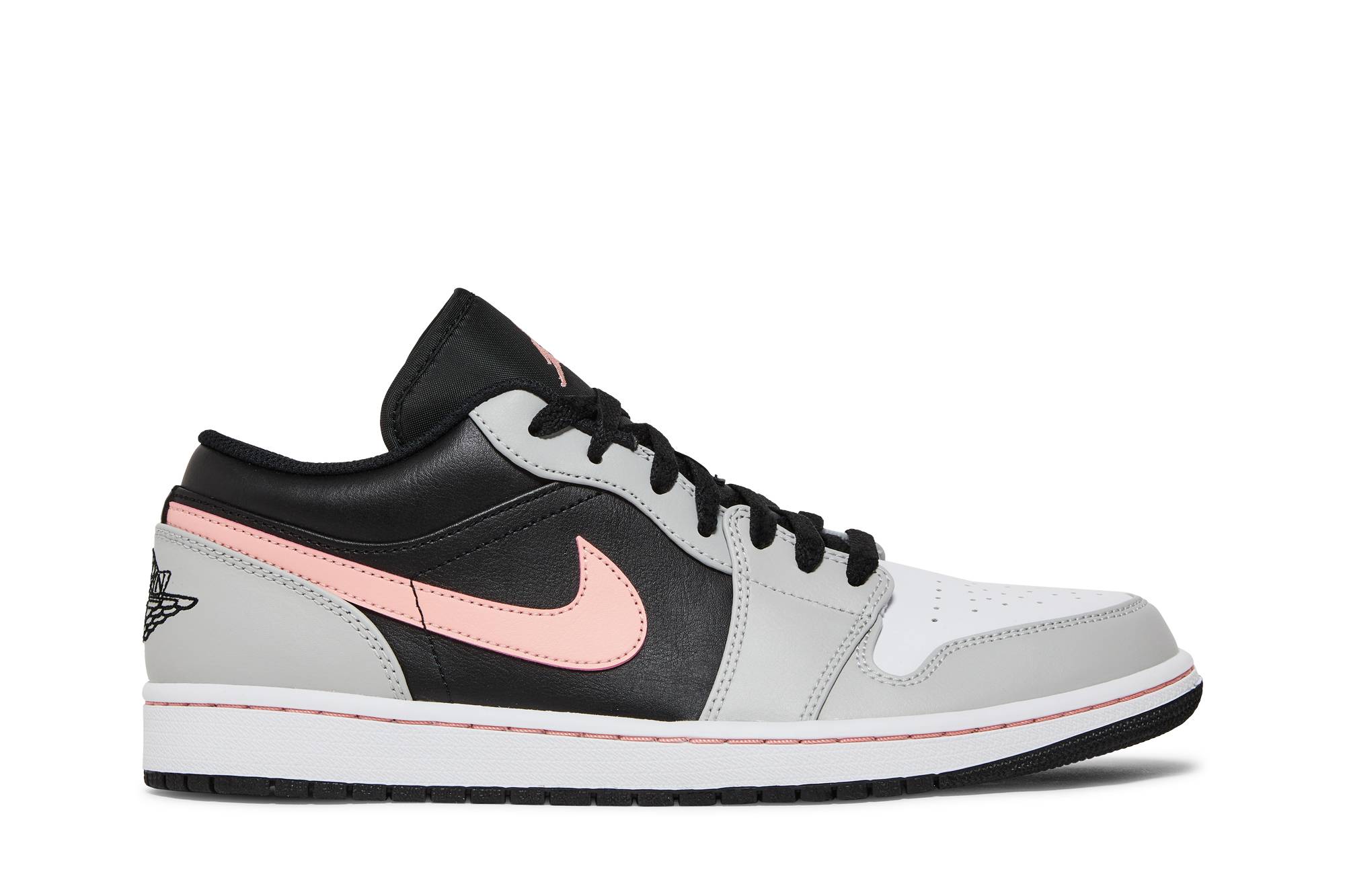 Air Jordan 1 Low 'Black Grey Pink' 553558-062