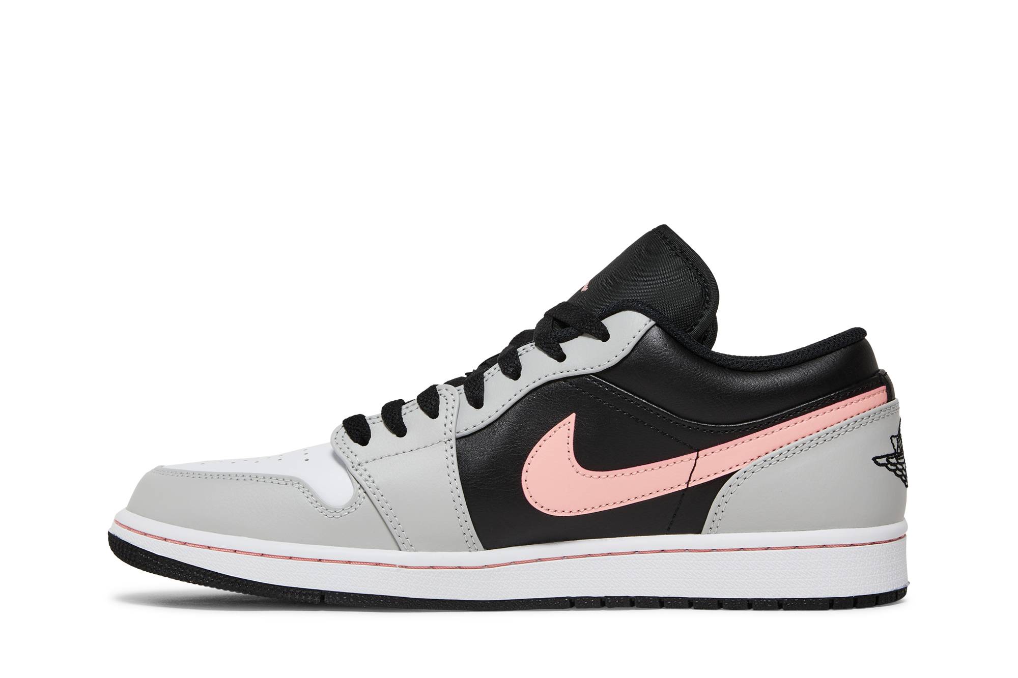 Air Jordan 1 Low 'Black Grey Pink' 553558-062 - Image 3