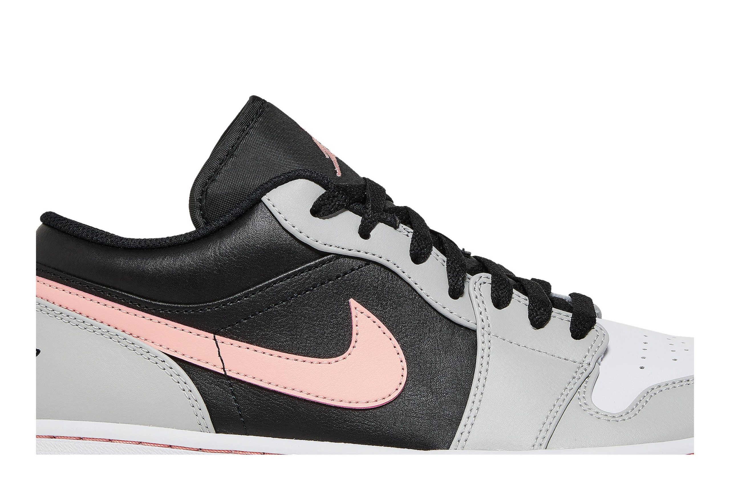 Air Jordan 1 Low 'Black Grey Pink' 553558-062 - Image 2
