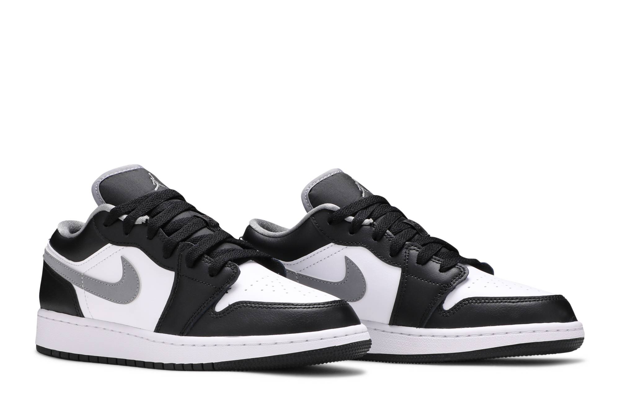 (Grade School) Air Jordan 1 Low Black Medium Grey 553560-040 Coiloa - Image 8
