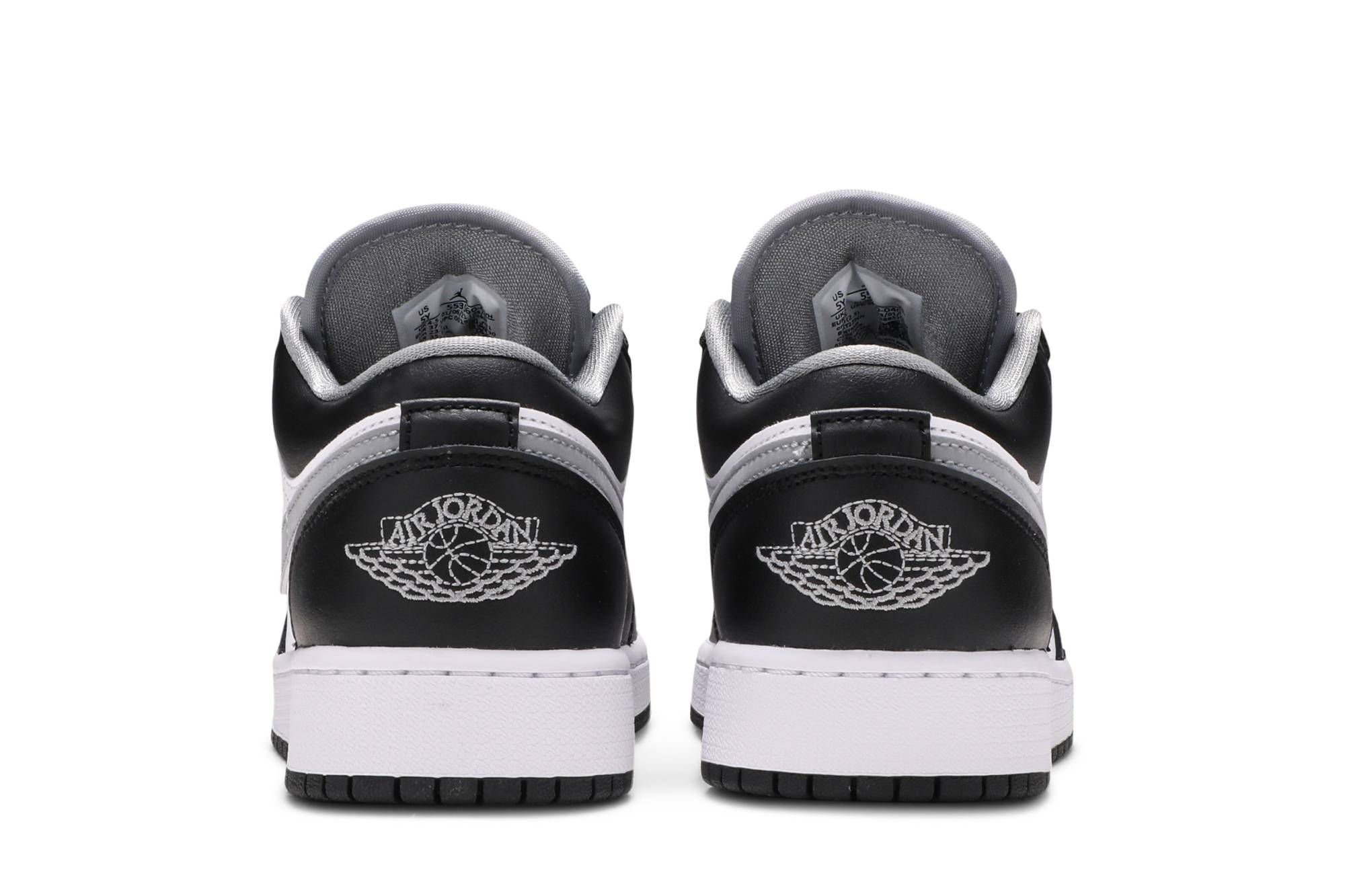 (Grade School) Air Jordan 1 Low Black Medium Grey 553560-040 Coiloa - Image 6