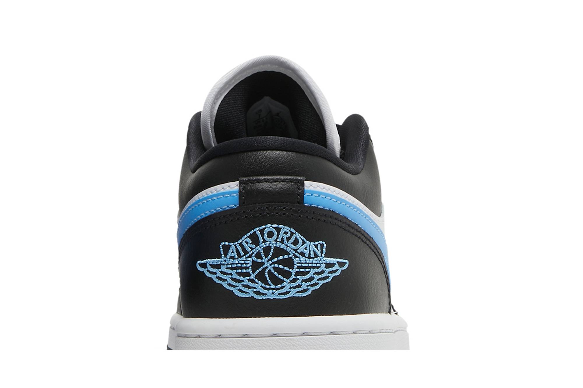 (Women) Air Jordan 1 Low 'Black University Blue' DC0774-041 - Image 7