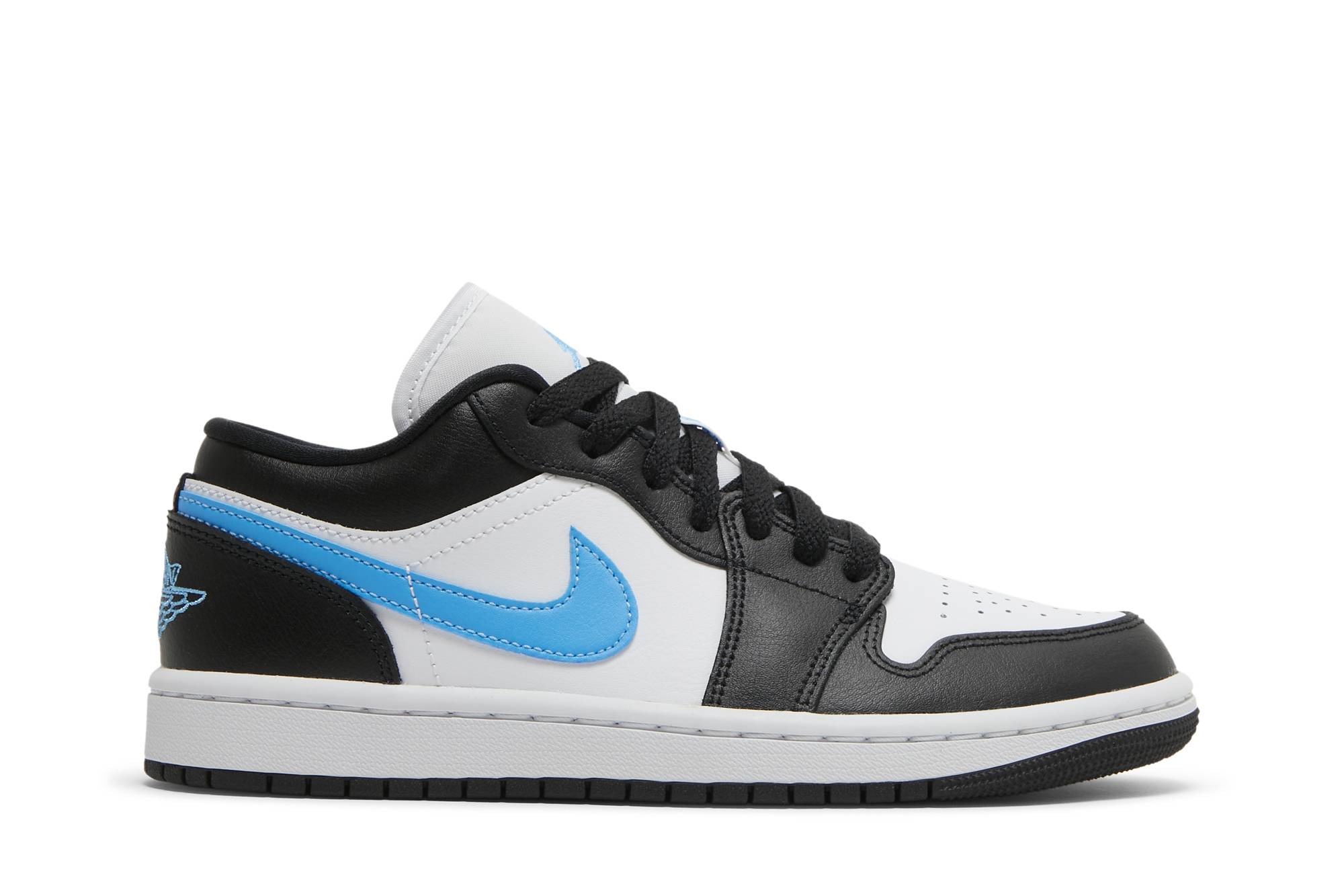 (Women) Air Jordan 1 Low 'Black University Blue' DC0774-041