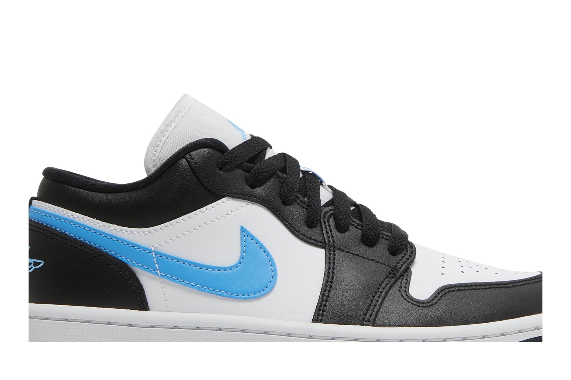 (Women) Air Jordan 1 Low 'Black University Blue' DC0774-041 - Image 2