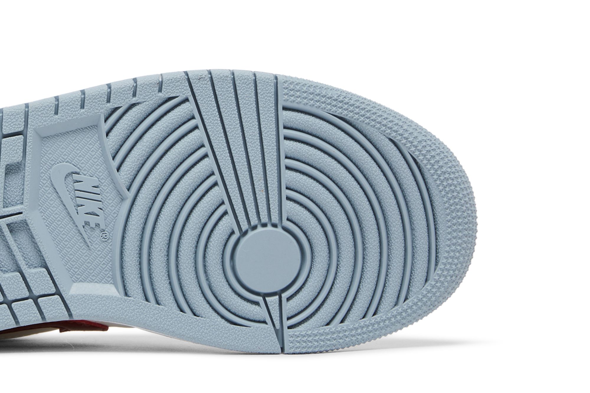 (Women) Air Jordan 1 Low Blue Whisper Dune Red DC0774-164 Moroen - Image 5