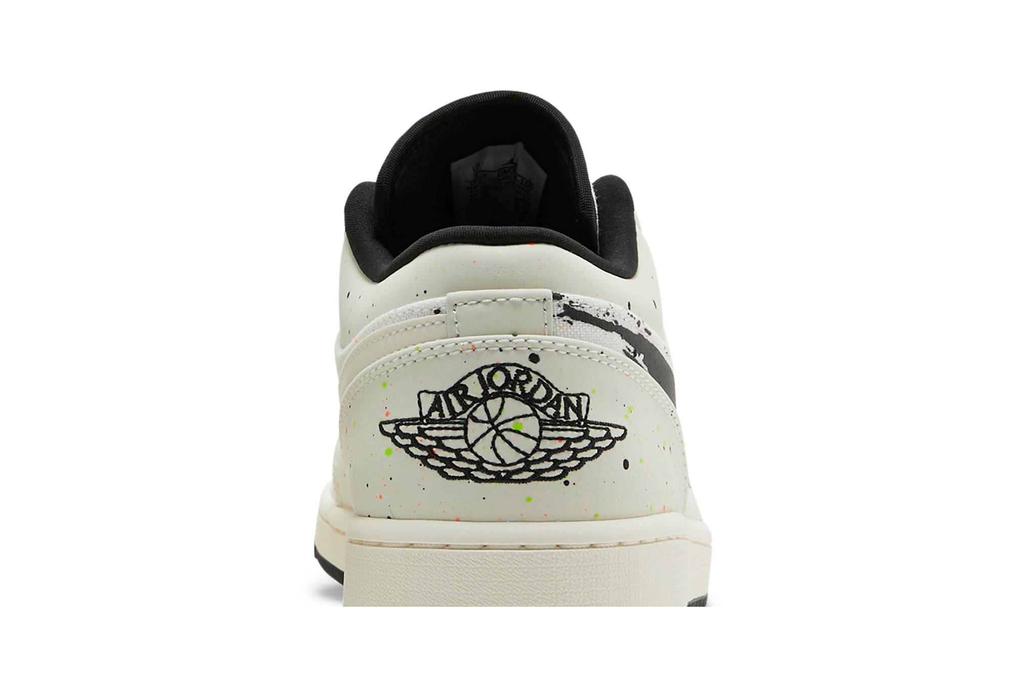Air Jordan 1 Low Brushstroke Swoosh - Paint Splatter DM3528-100 Moroen - Image 7
