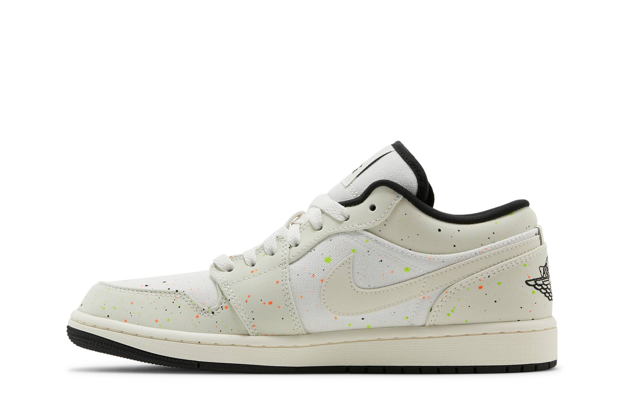 Air Jordan 1 Low Brushstroke Swoosh - Paint Splatter DM3528-100 Moroen - Image 3