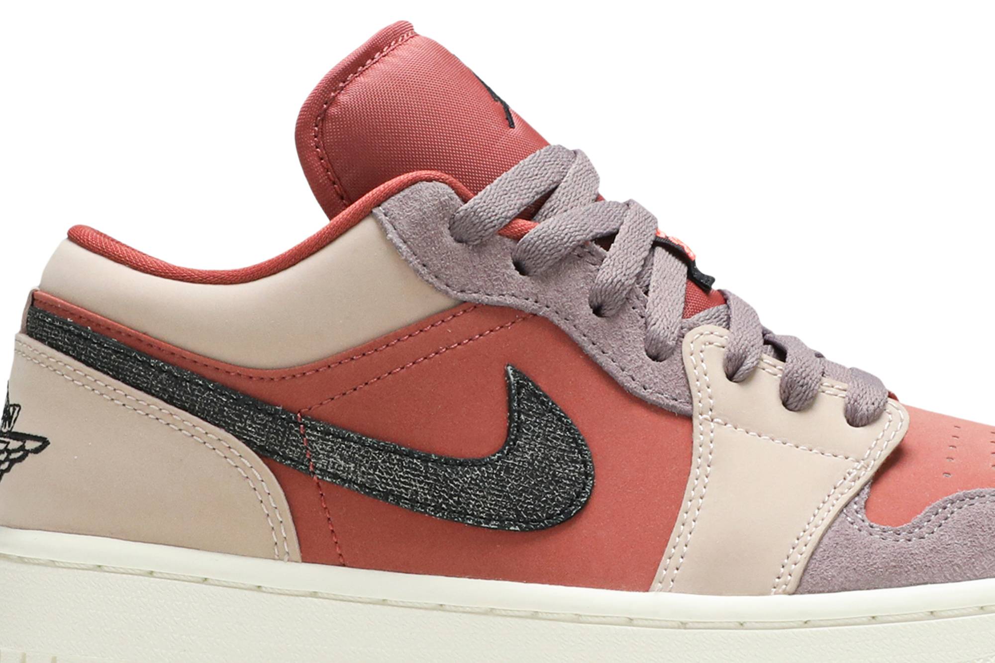 (Women) Air Jordan 1 Low Canyon Rust DC0774-602 Moroen - Image 2