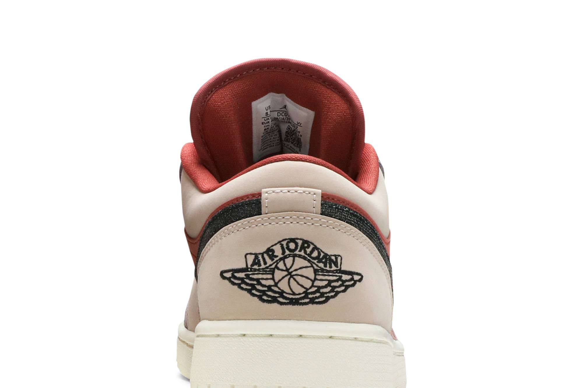(Women) Air Jordan 1 Low Canyon Rust DC0774-602 Moroen - Image 7