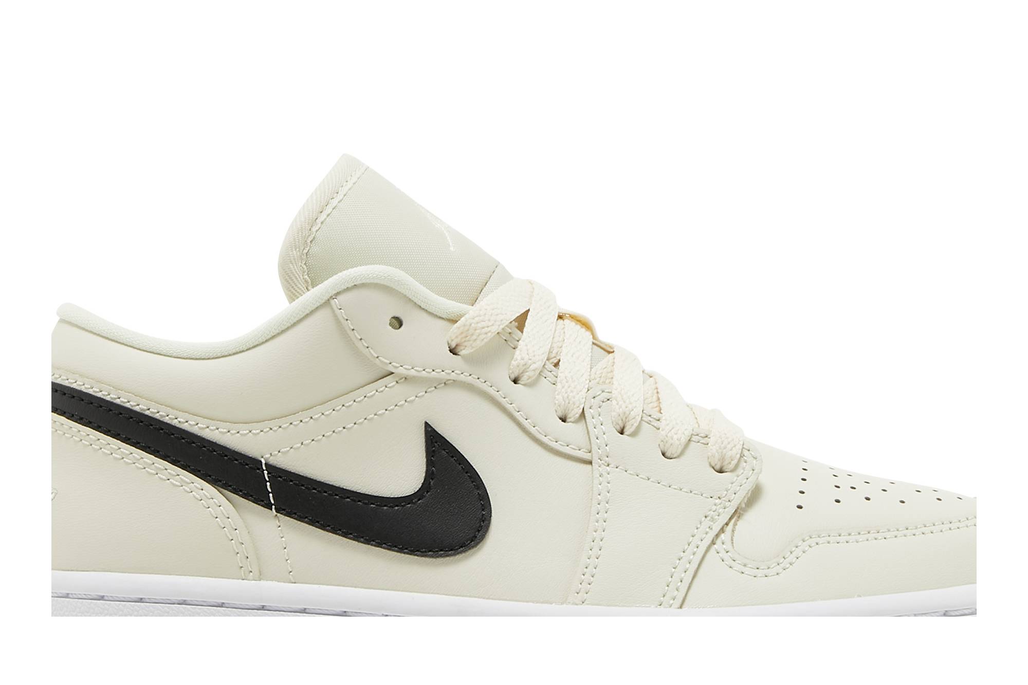 (Women) Air Jordan 1 Low Coconut Milk DC0774-121 Moroen - Image 2