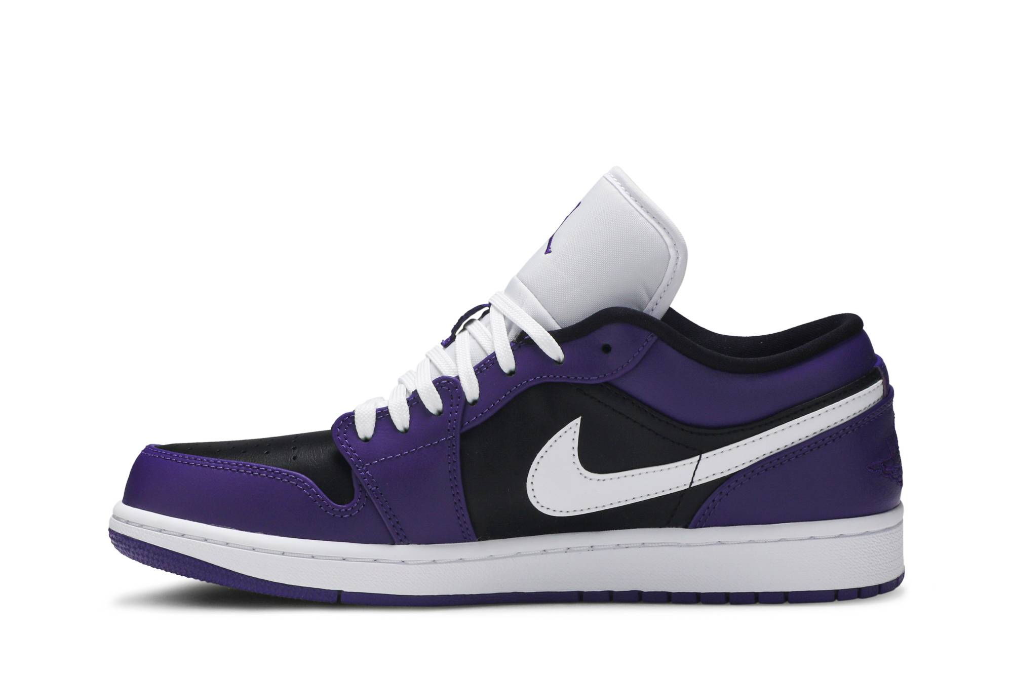 Air Jordan 1 Low Court Purple Black 553558-501 Moroen - Image 3