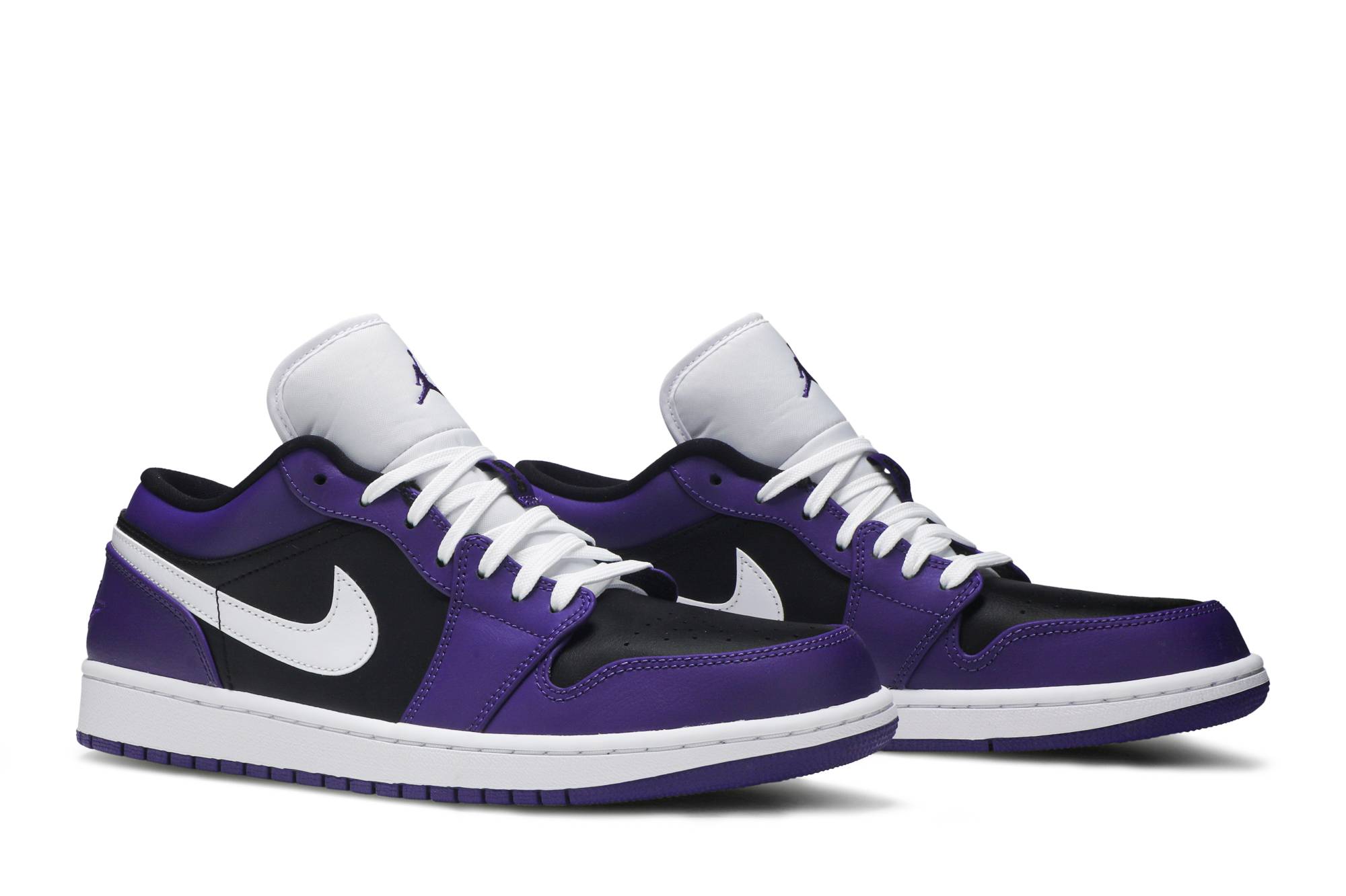 Air Jordan 1 Low Court Purple Black 553558-501 Moroen - Image 8
