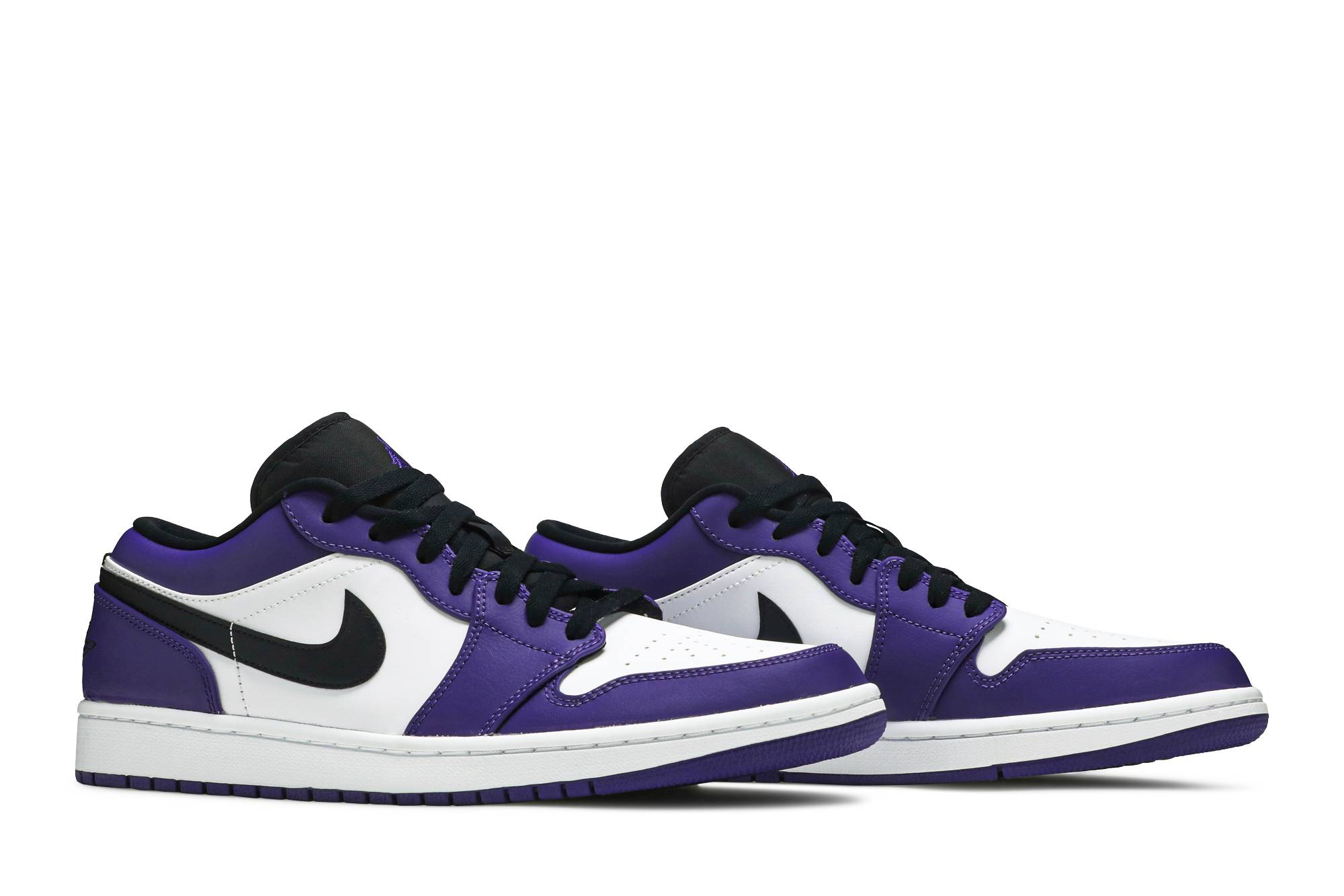 Air Jordan 1 Low 'Court Purple White' 553558-500 - Image 8