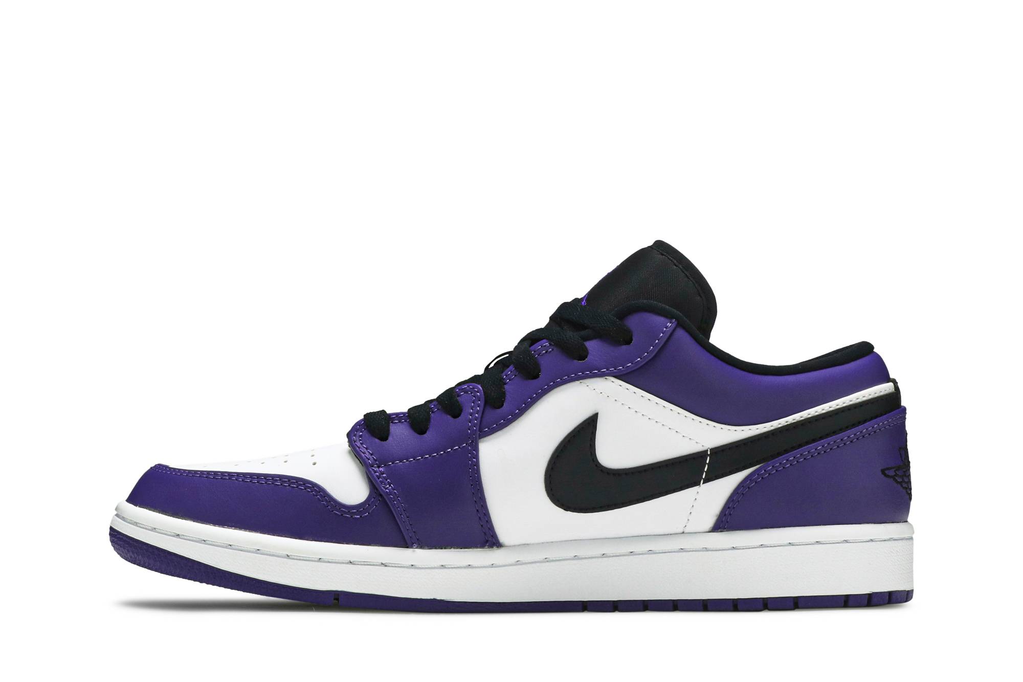 Air Jordan 1 Low 'Court Purple White' 553558-500 - Image 3