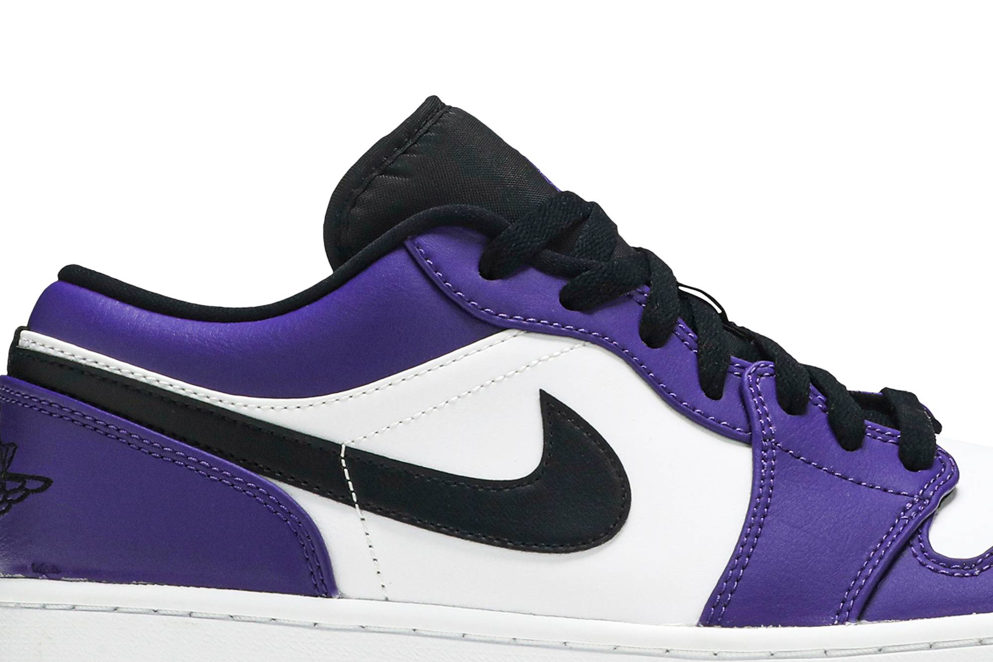 Air Jordan 1 Low 'Court Purple White' 553558-500 - Image 2