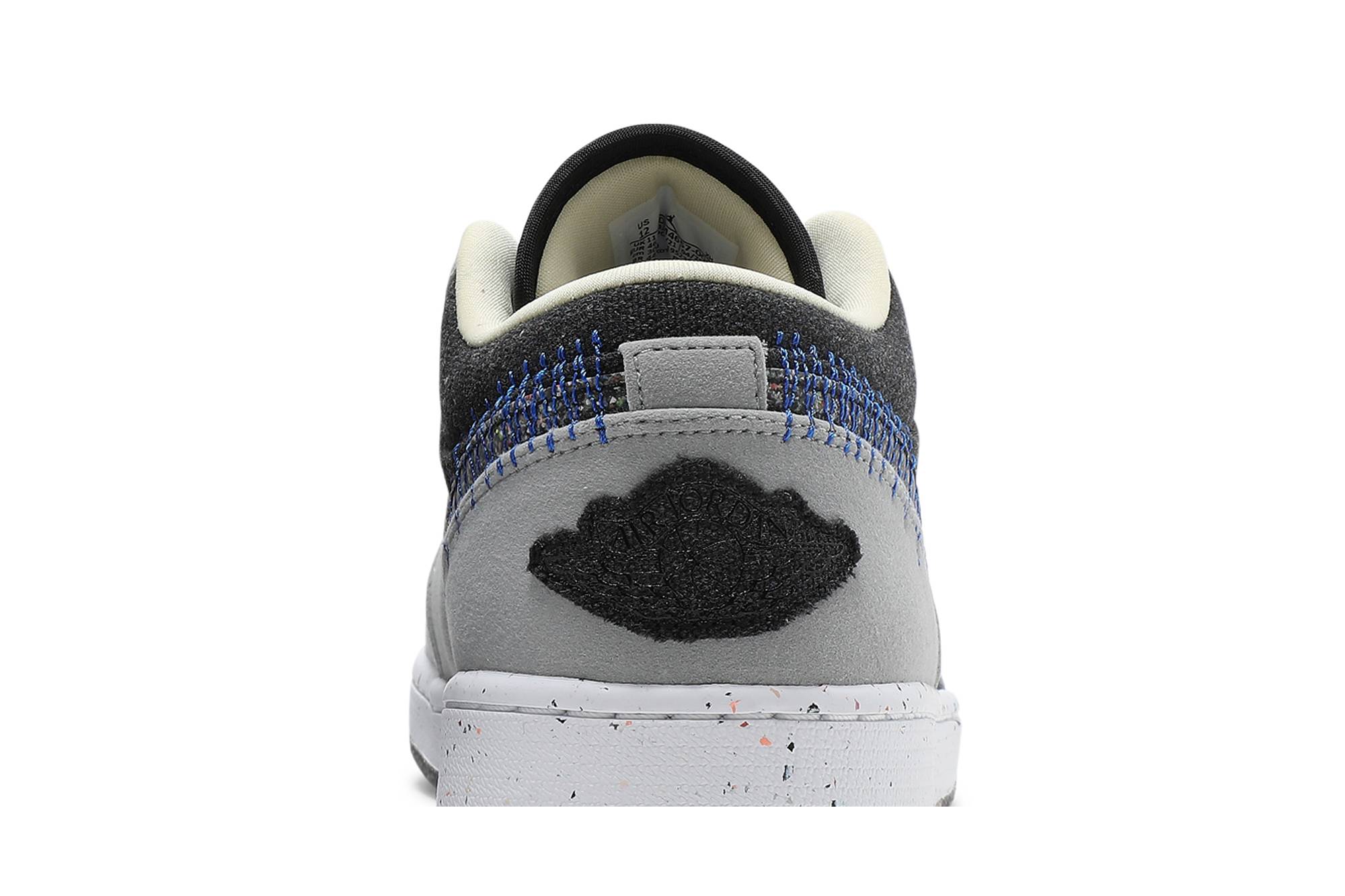 Air Jordan 1 Low Crater 'Black Grey' DM4657-001 - Image 7