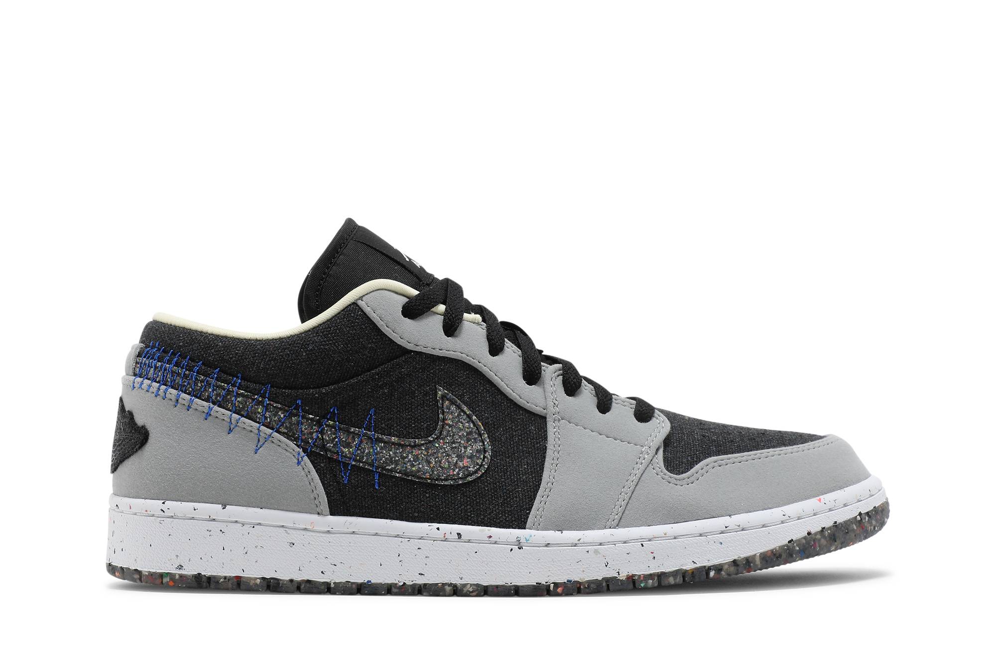 Air Jordan 1 Low Crater 'Black Grey' DM4657-001