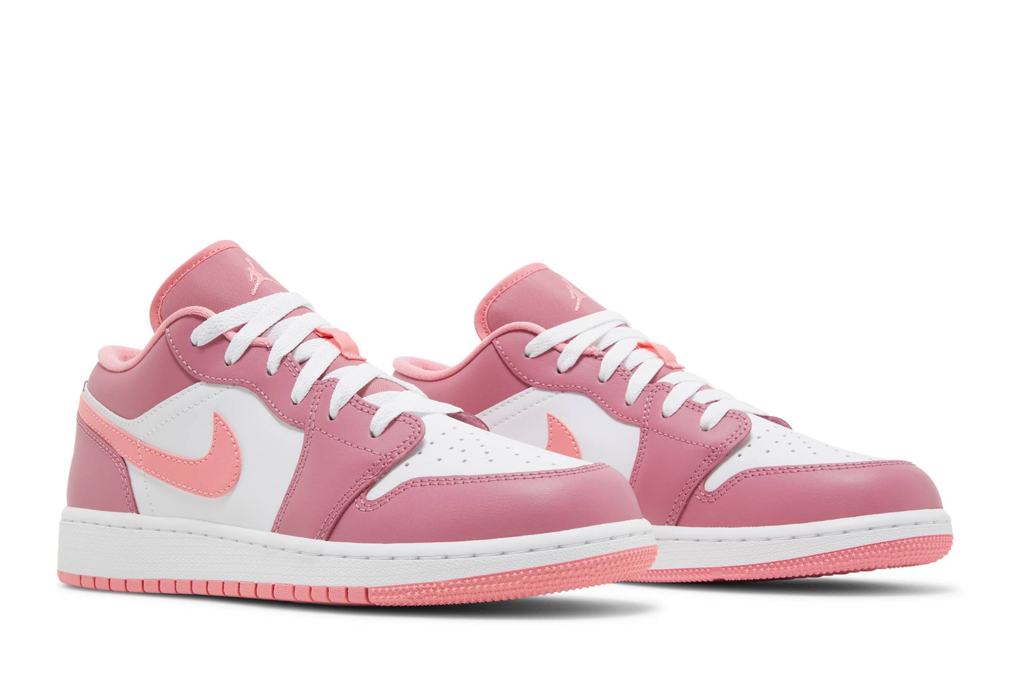 (Grade School) Air Jordan 1 Low Desert Berry 553560-616 Moroen - Image 8