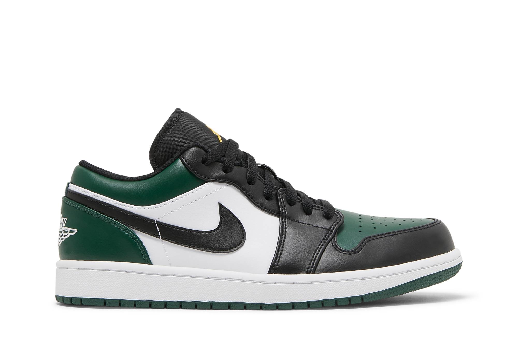 Air Jordan 1 Low Green Toe 553558-371 Moroen