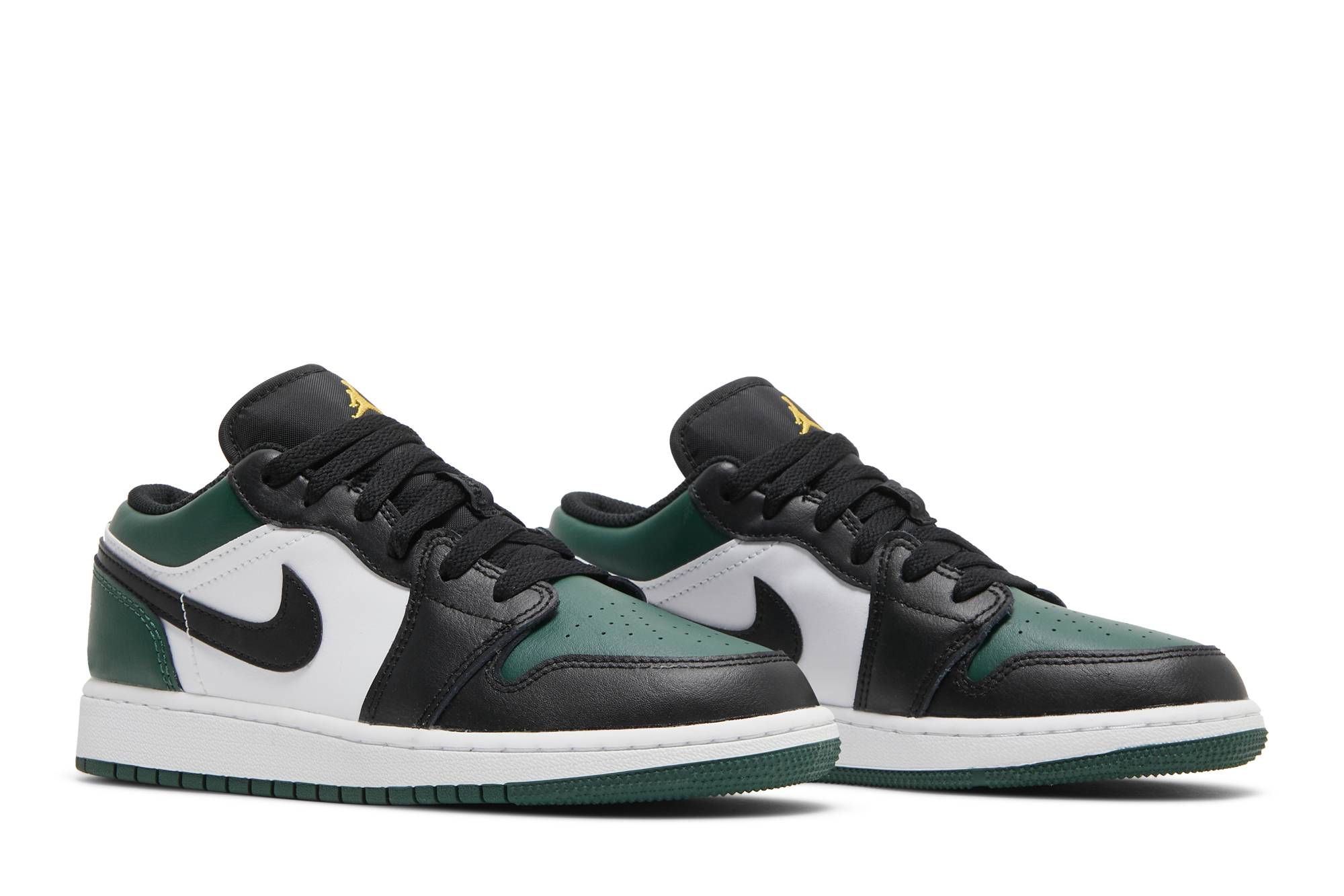(Grade School) Air Jordan 1 Low Green Toe 553560-371 Moroen - Image 8