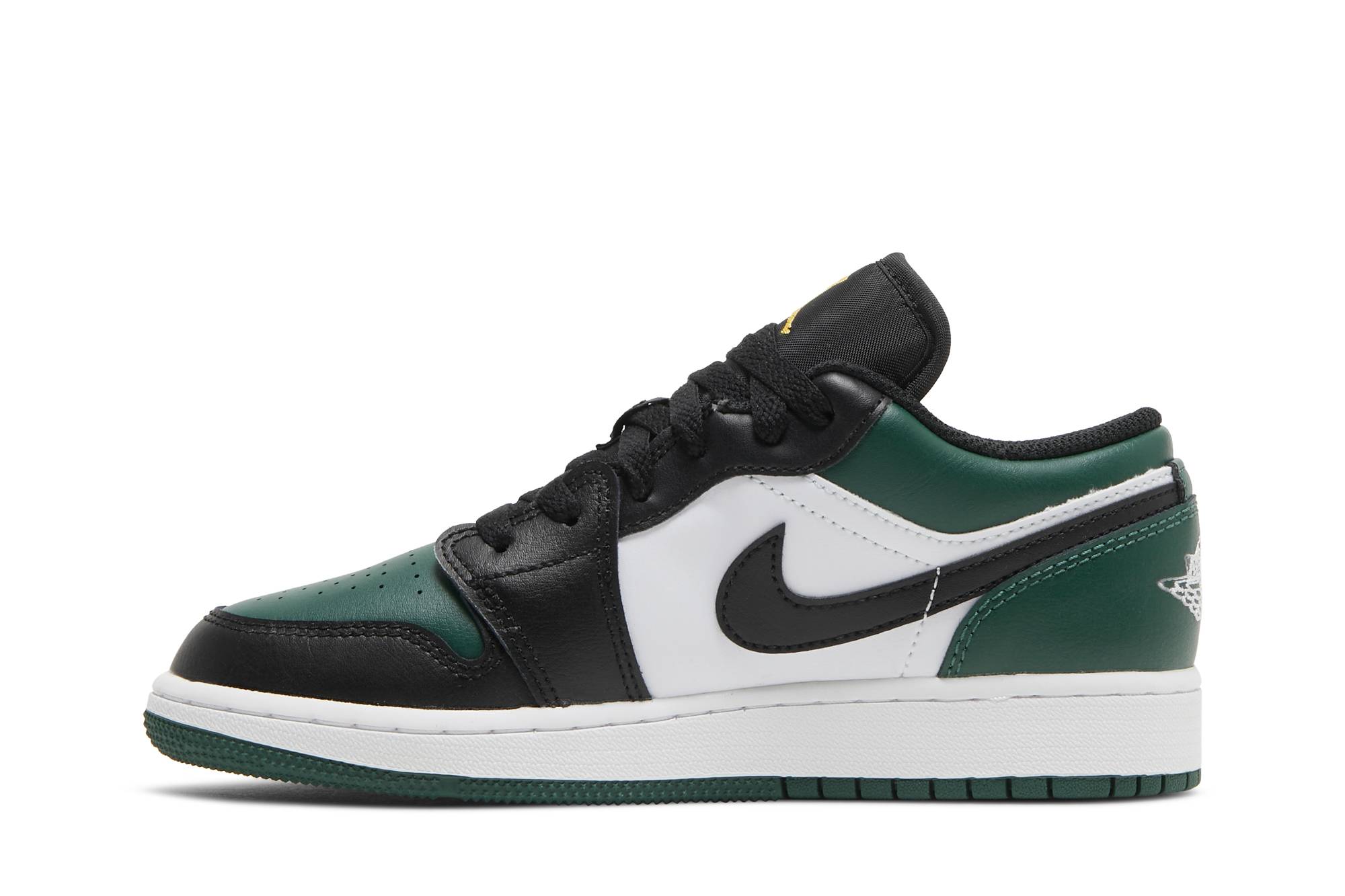 (Grade School) Air Jordan 1 Low Green Toe 553560-371 Moroen - Image 3