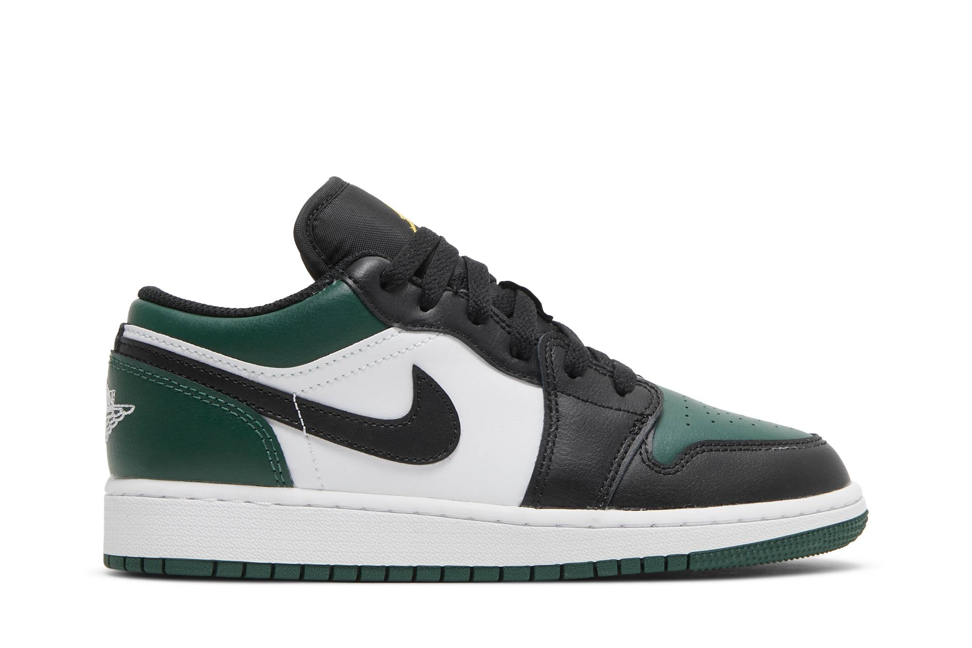 (Grade School) Air Jordan 1 Low Green Toe 553560-371 Moroen