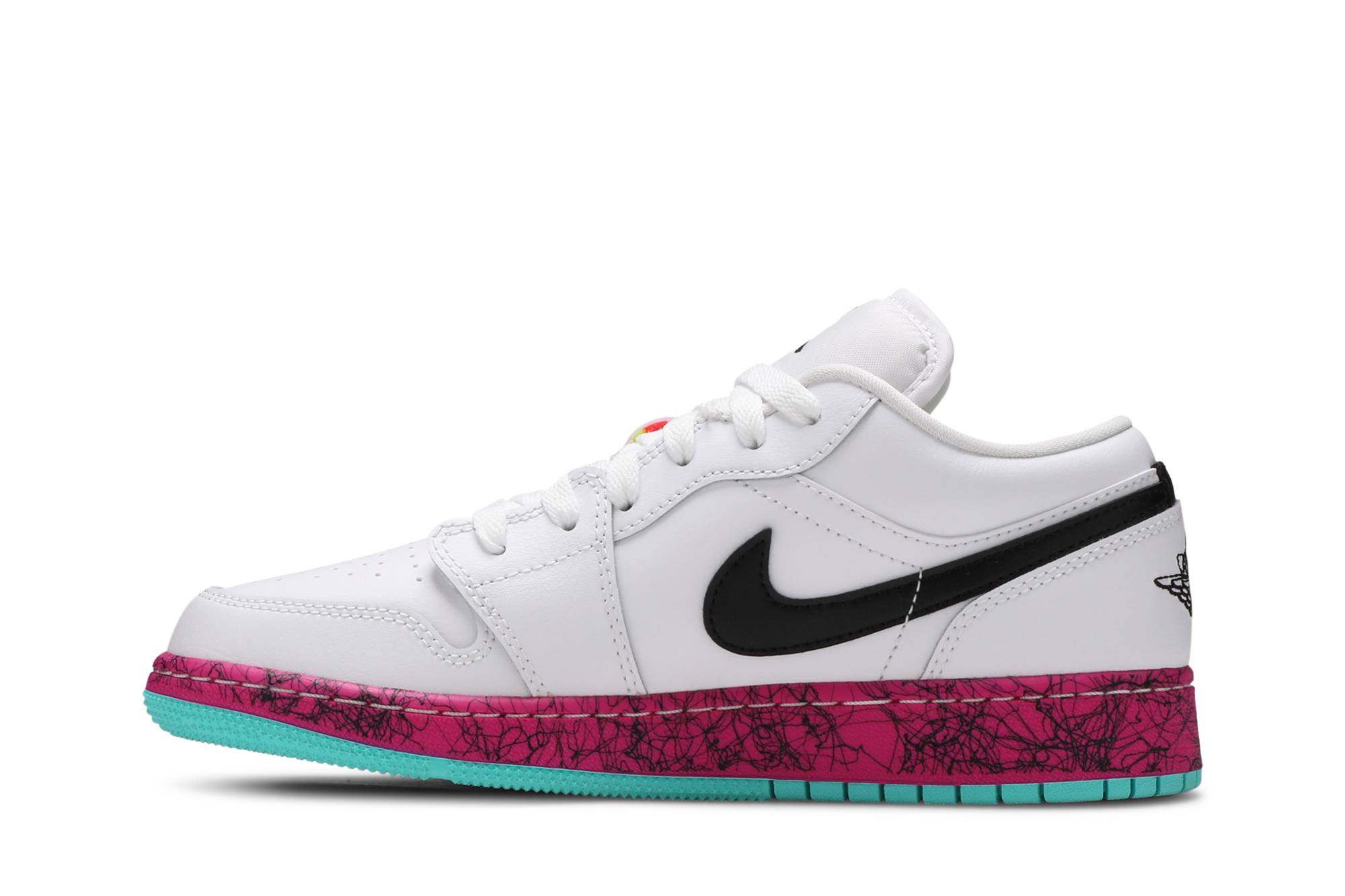 (Grade School) Air Jordan 1 Low 'Multi-Color' CV9548-100 - ภาพ 3