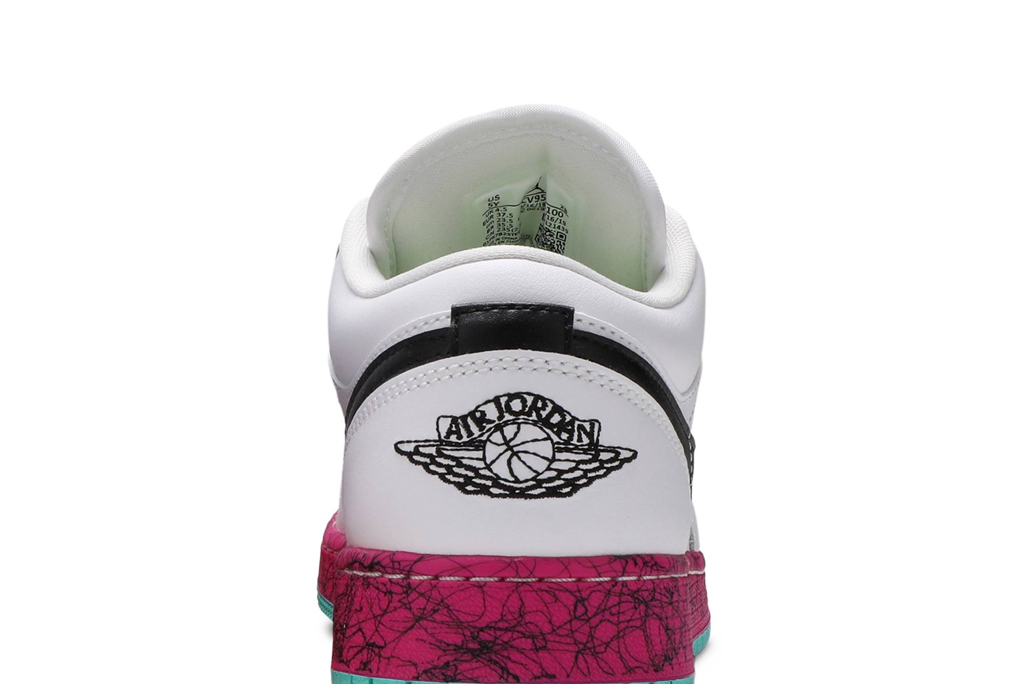 (Grade School) Air Jordan 1 Low 'Multi-Color' CV9548-100 - ภาพ 7