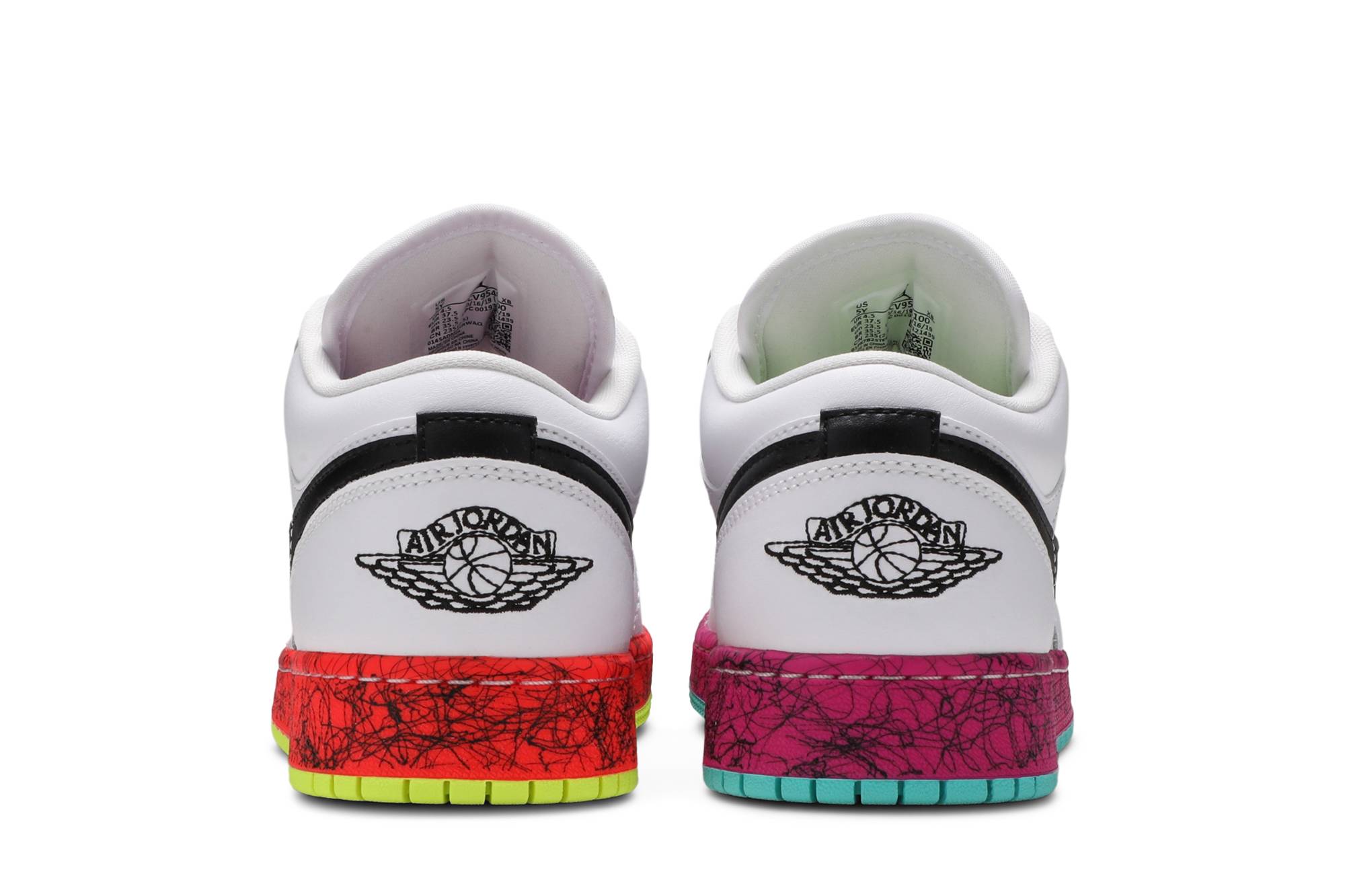 (Grade School) Air Jordan 1 Low 'Multi-Color' CV9548-100 - ภาพ 6