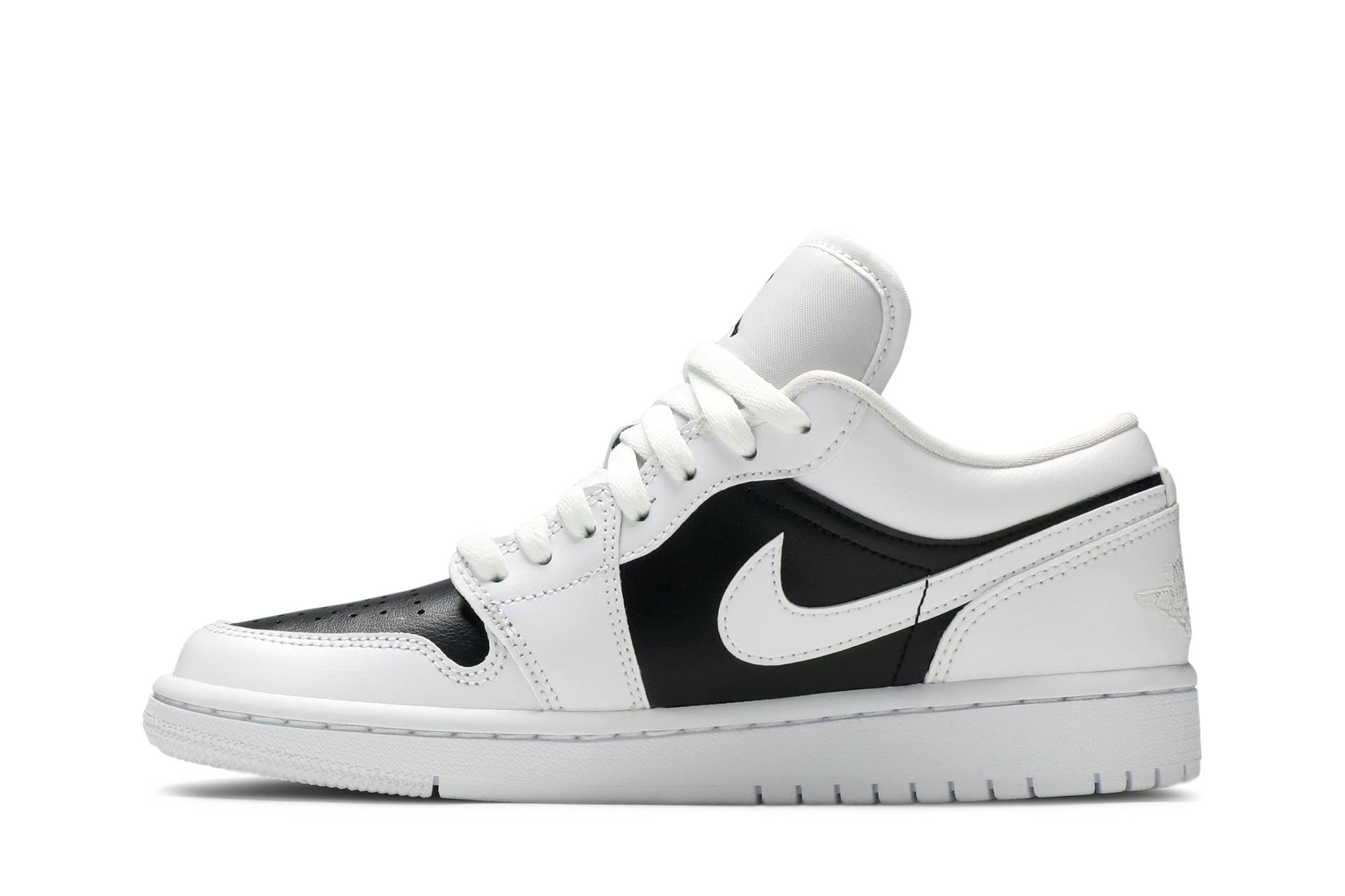 (Women) Air Jordan 1 Low Panda DC0774-100 Moroen - Image 3