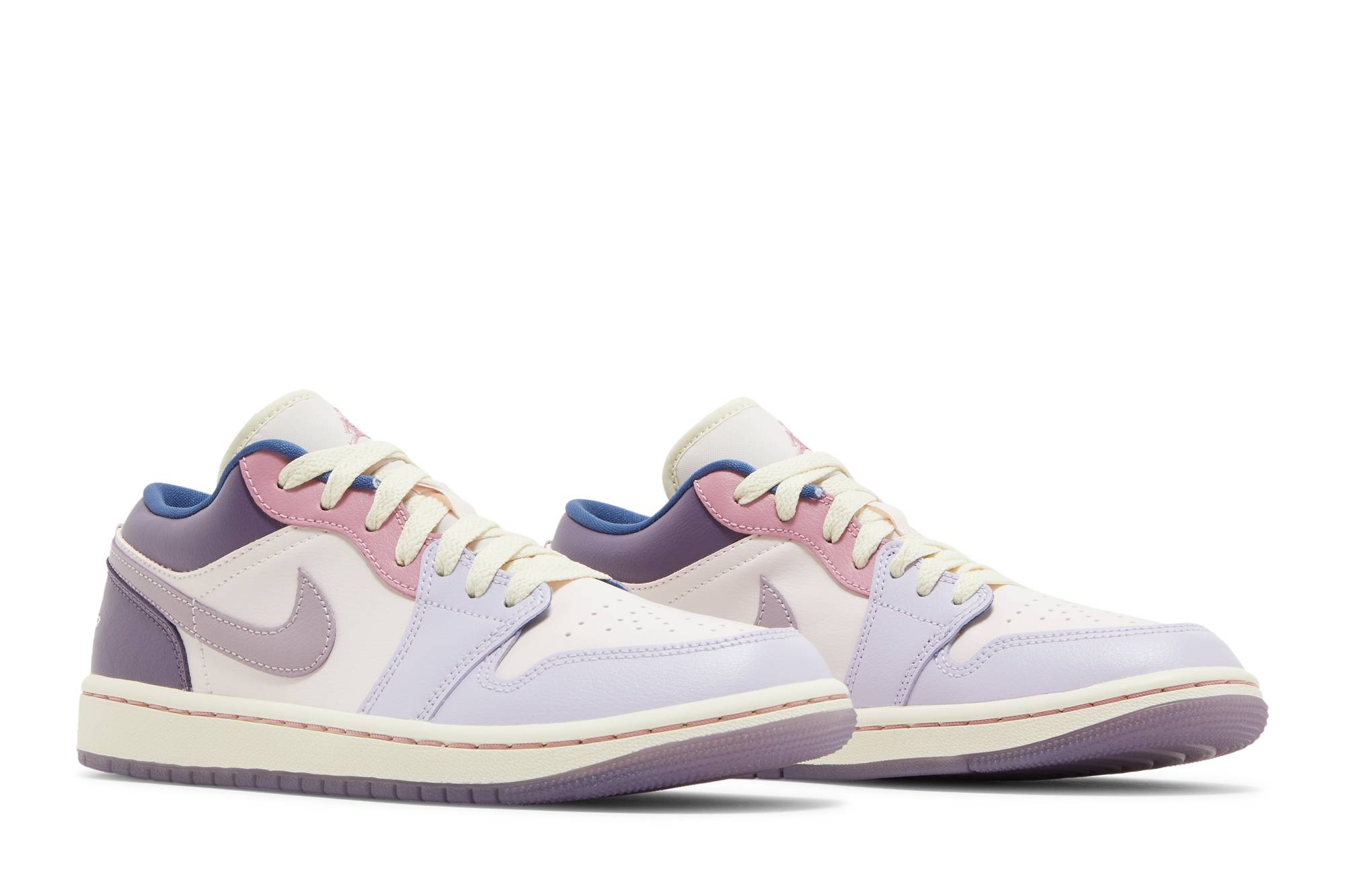 (Women) Air Jordan 1 Low Pastel Plum DZ2768-651 Moroen - Image 8
