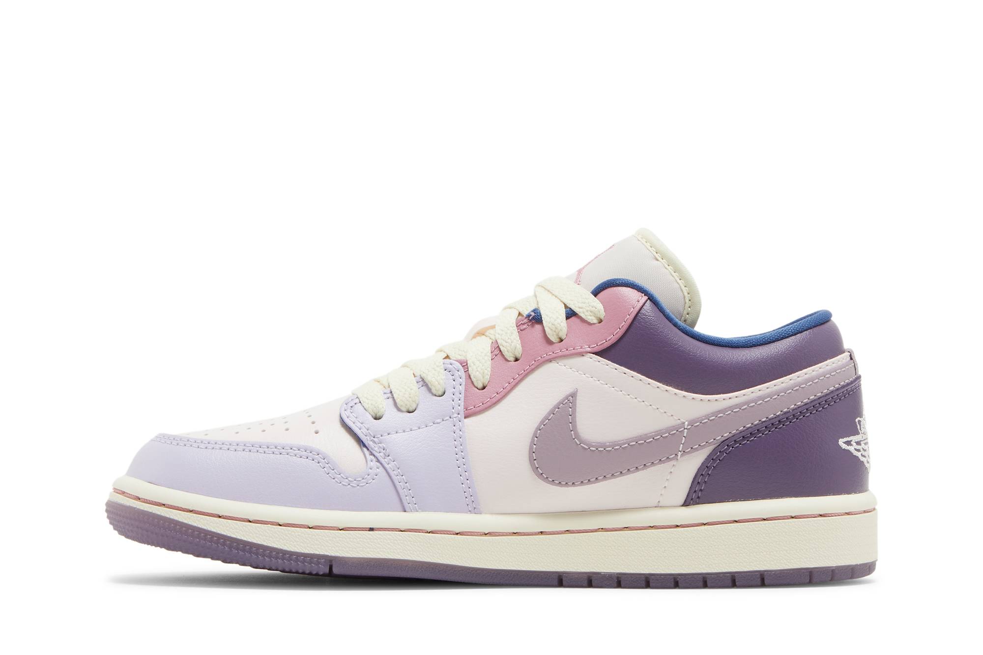 (Women) Air Jordan 1 Low Pastel Plum DZ2768-651 Moroen - Image 3
