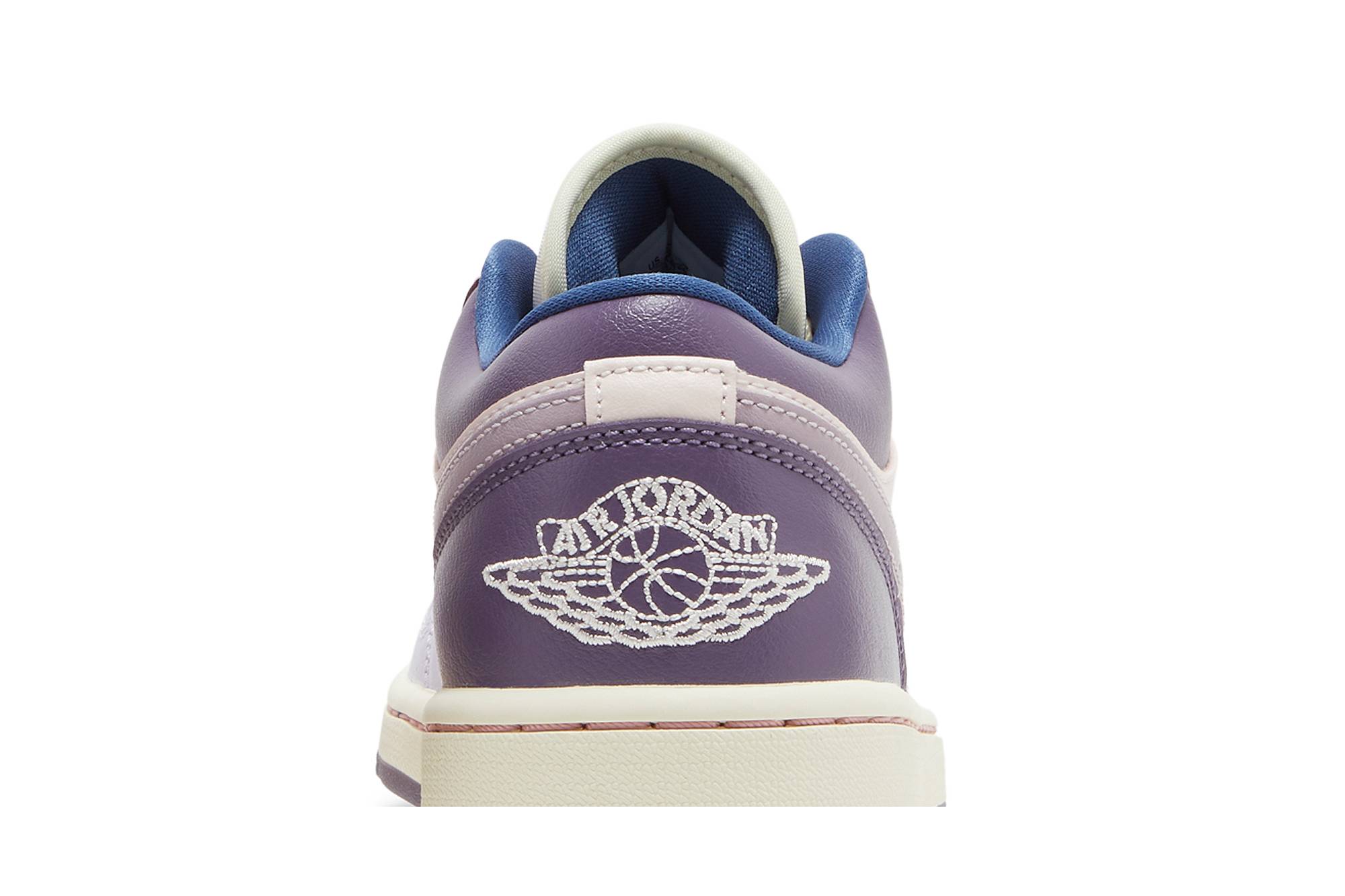 (Women) Air Jordan 1 Low Pastel Plum DZ2768-651 Moroen - Image 7