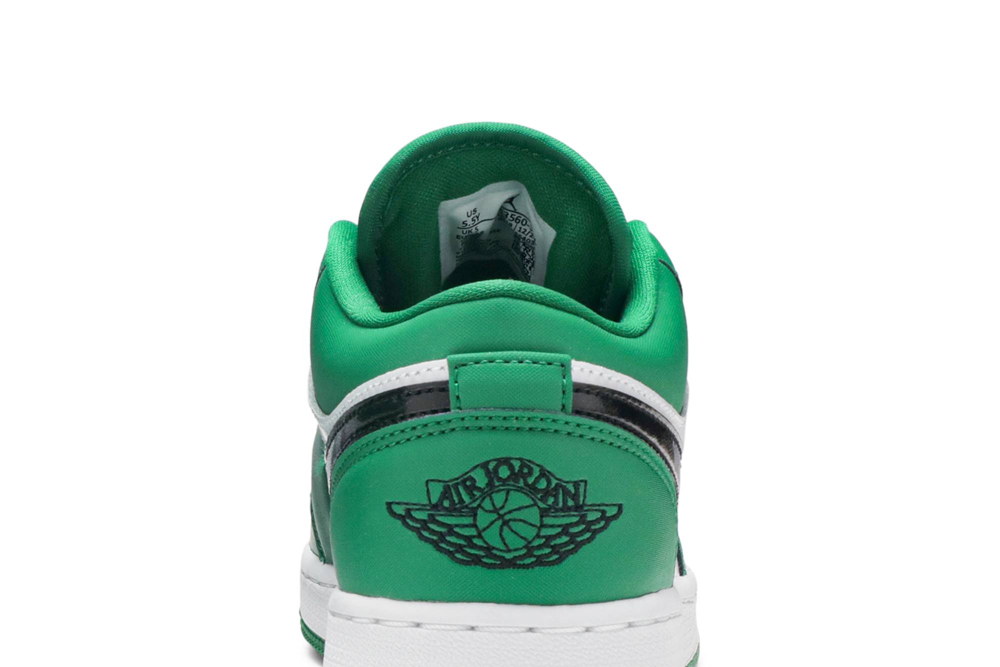(Grade School) Air Jordan 1 Low 'Pine Green' 553560-301 - Image 7