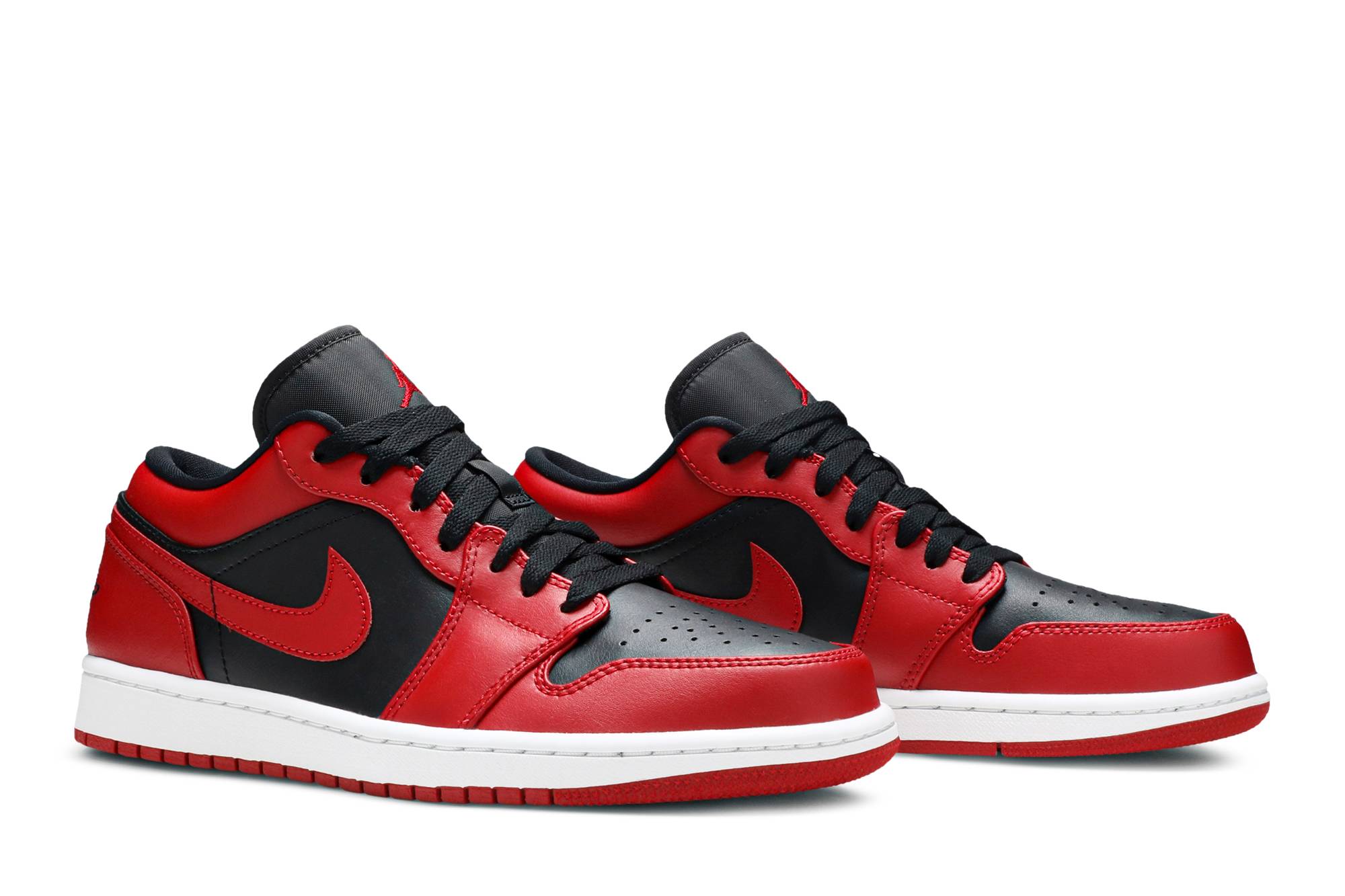 Air Jordan 1 Low Reverse Bred 553558-606 Moroen - Image 8