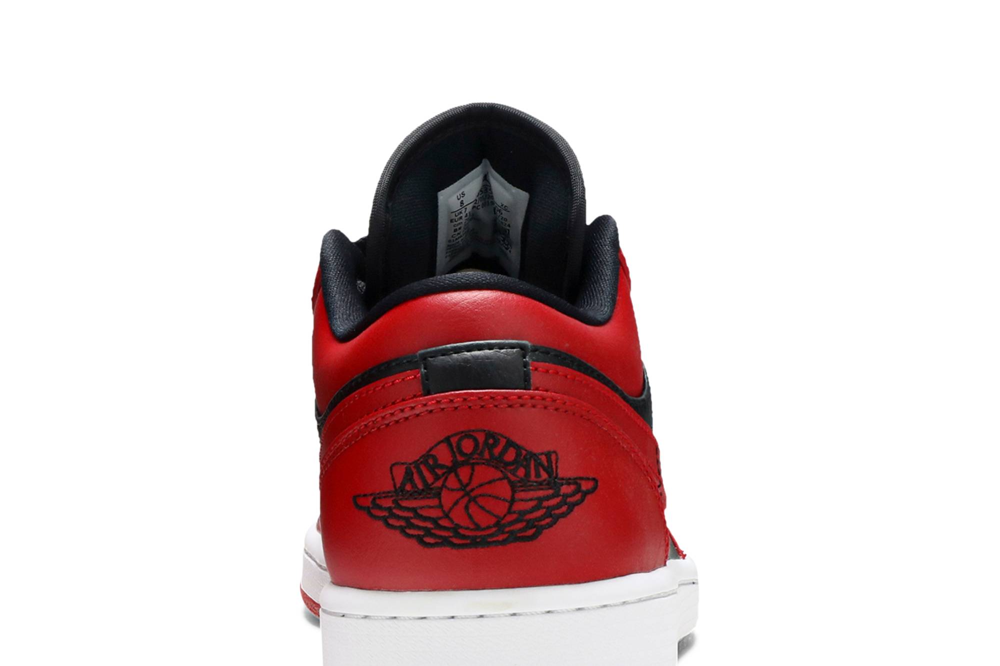 Air Jordan 1 Low Reverse Bred 553558-606 Moroen - Image 7