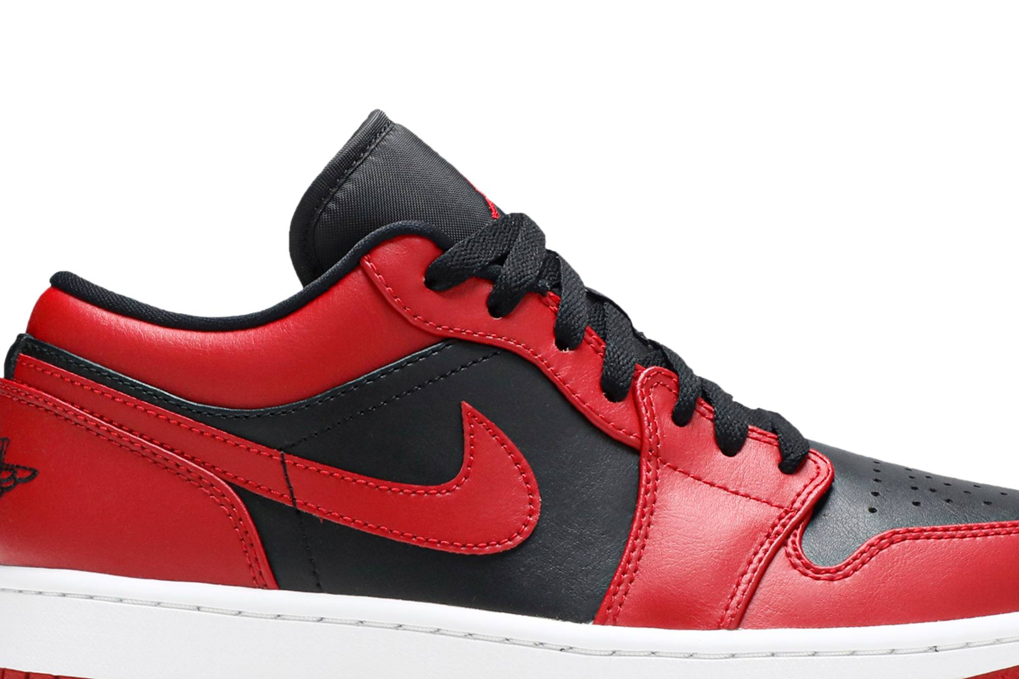 Air Jordan 1 Low Reverse Bred 553558-606 Moroen - Image 2