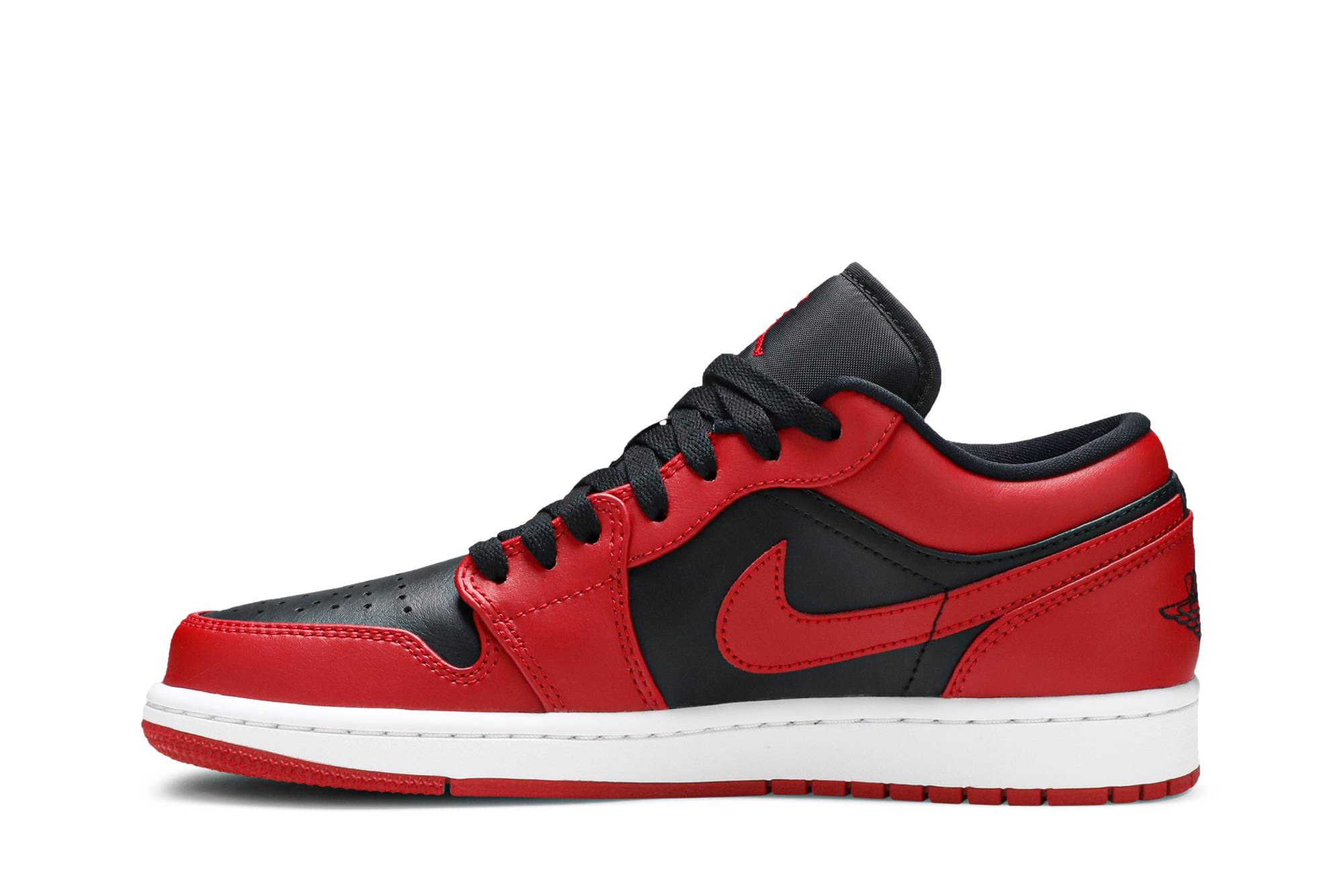 Air Jordan 1 Low Reverse Bred 553558-606 Moroen - Image 3
