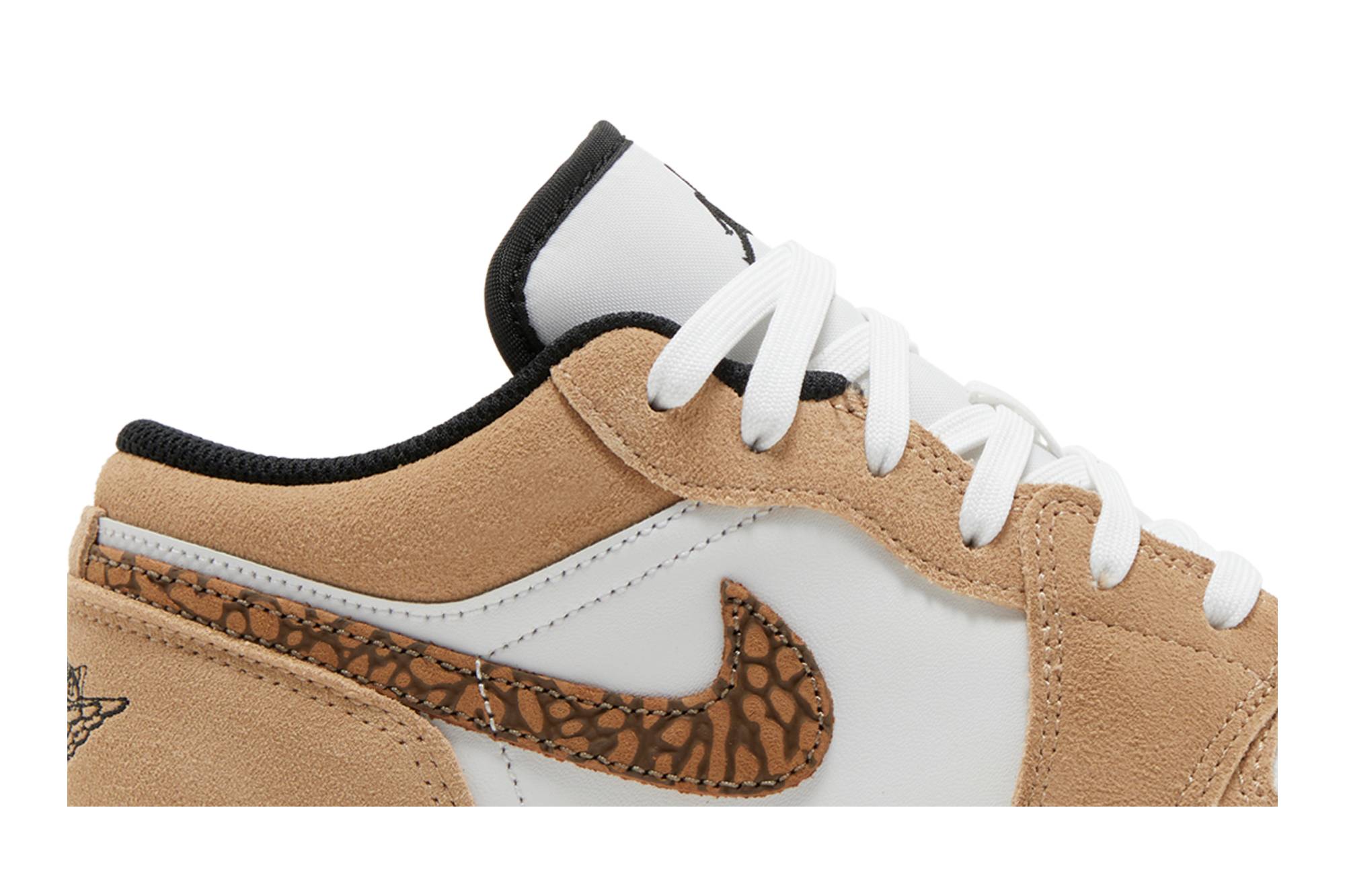 (Grade School) Air Jordan 1 Low SE 'Brown Elephant' DZ5368-201 - Image 2