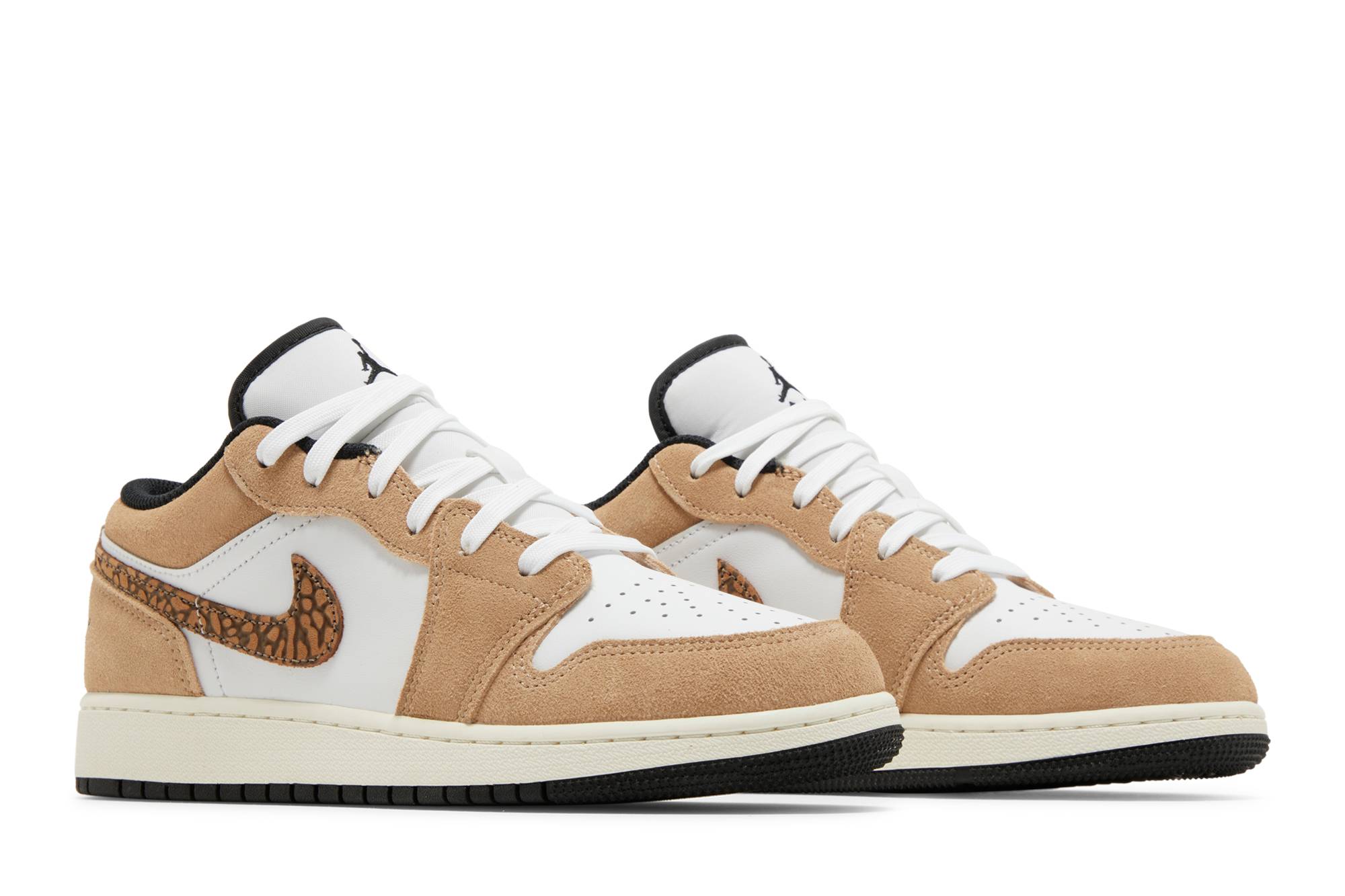 (Grade School) Air Jordan 1 Low SE 'Brown Elephant' DZ5368-201 - Image 8