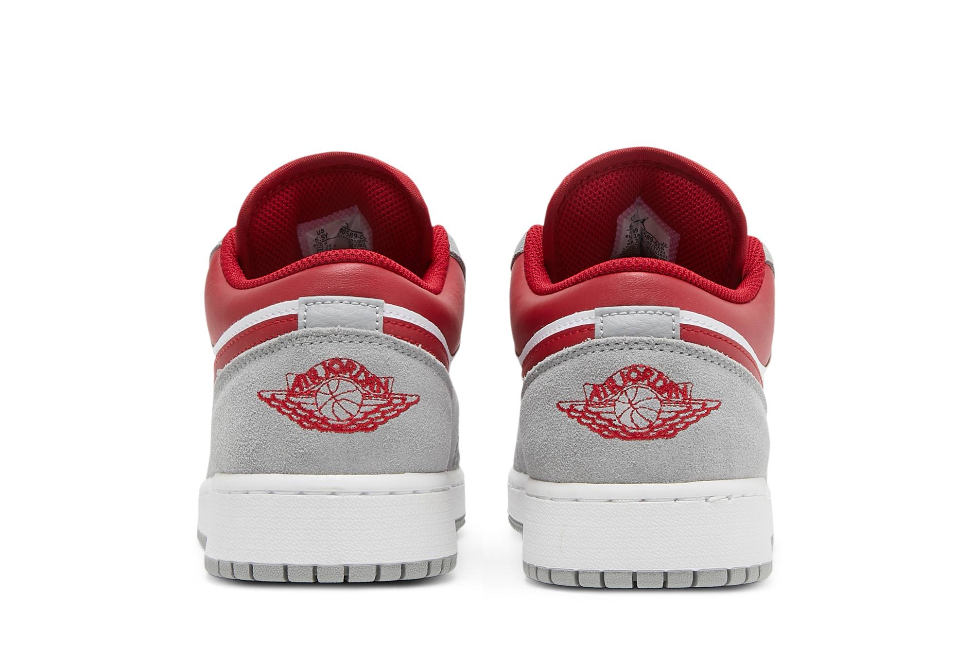 (Grade School) Air Jordan 1 Low SE 'Light Smoke Grey Gym Red' DM0589-016 - Afbeelding 6